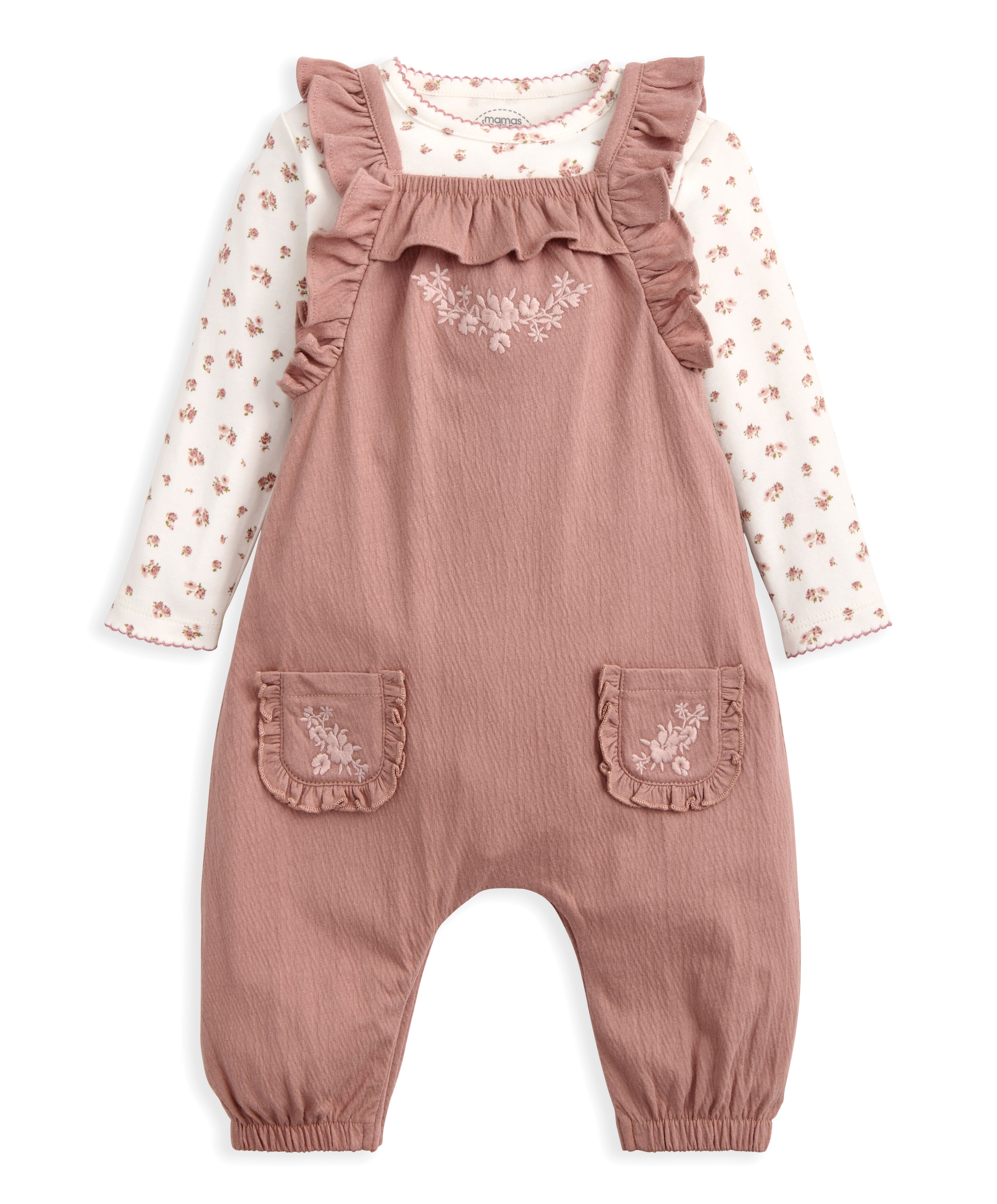 طقم دنغري وبودي سوت، قطعتين   image number 2