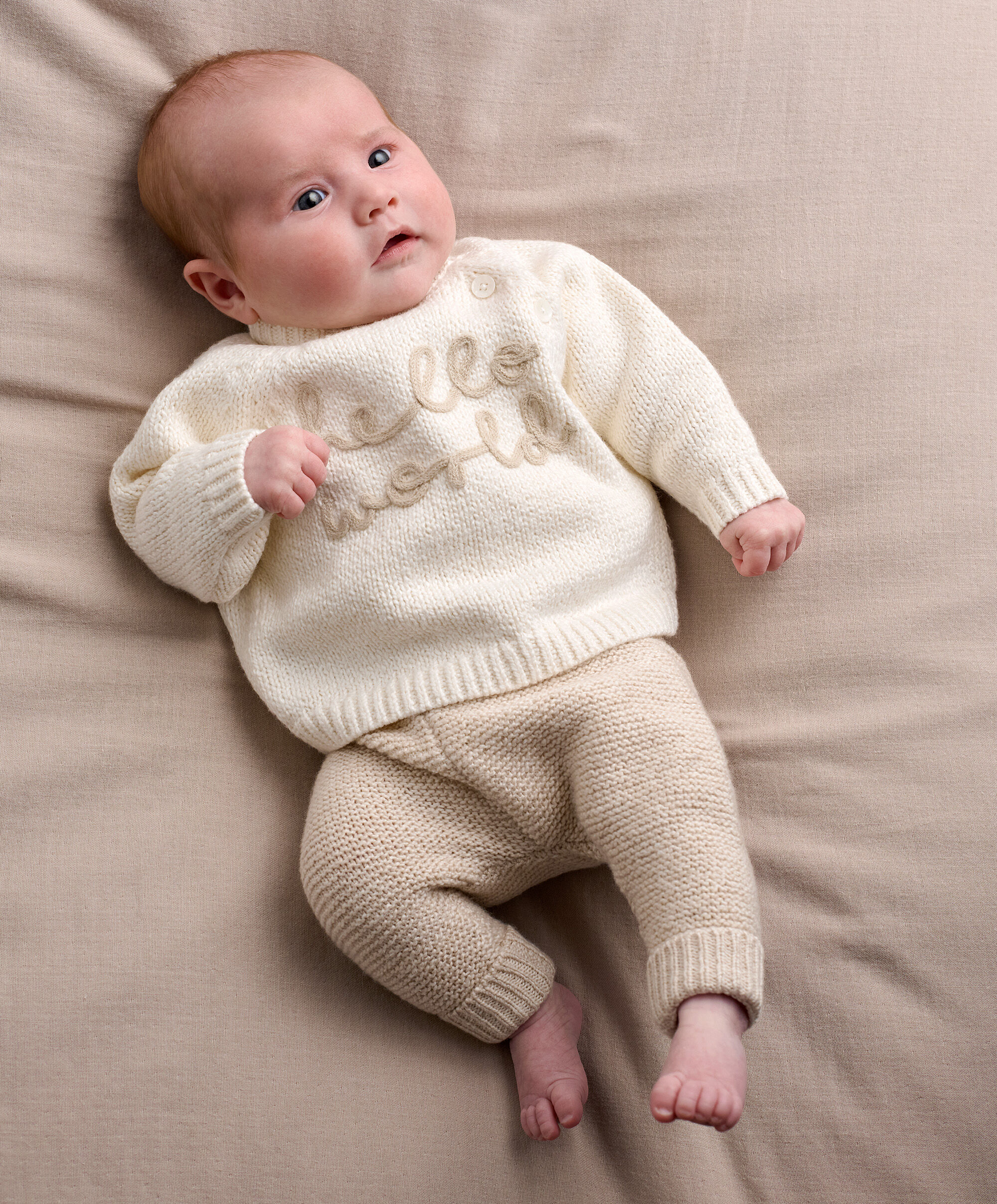 2pc Hello World Knit Set image number 1