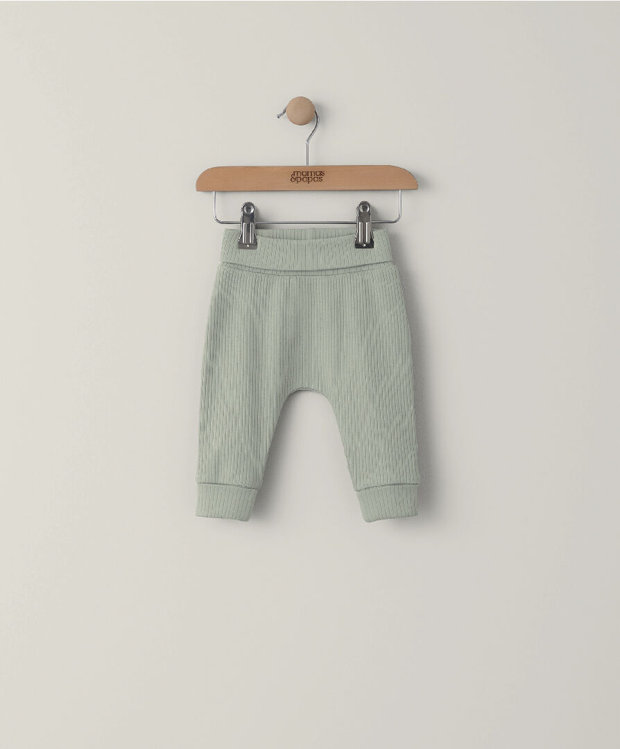 لغينغز قماش عضوي - أخضر image number 1