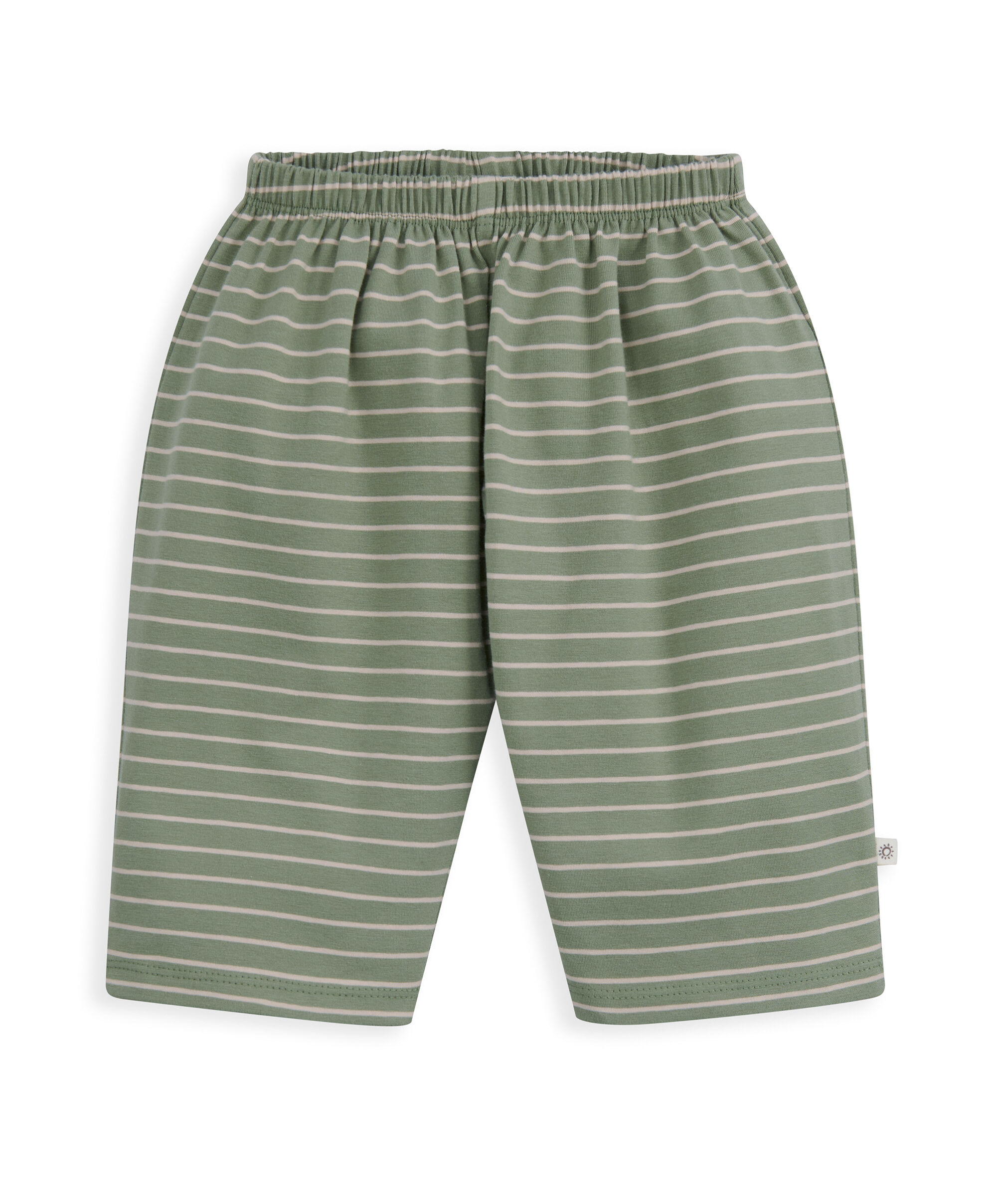 طقم تيشيرت مطرز وبنطال مخطط، قطعتين image number 4