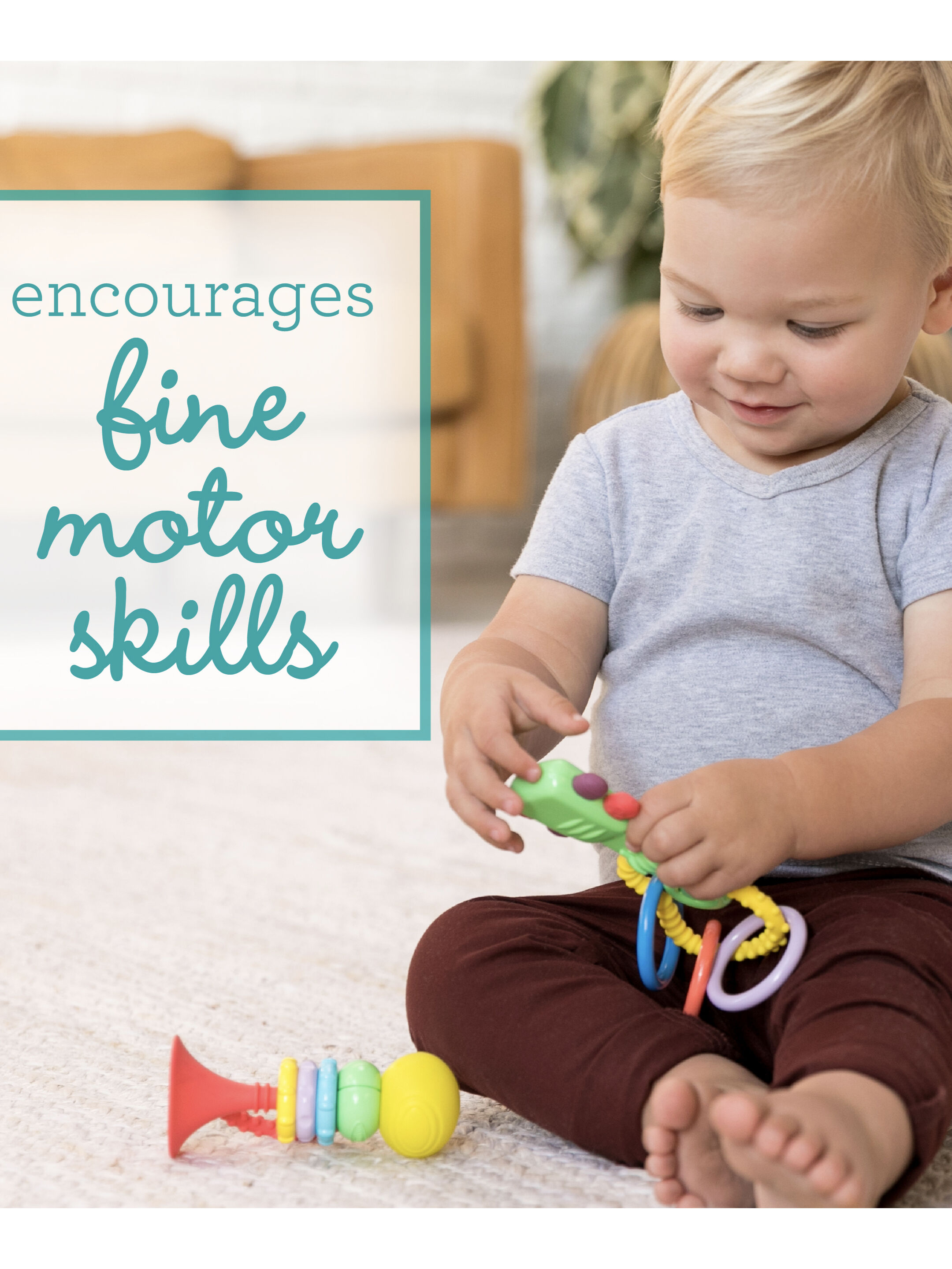 لعبة الخشخيشة الموسيقية الأولى لطفلك من إنفانتينو image number 3