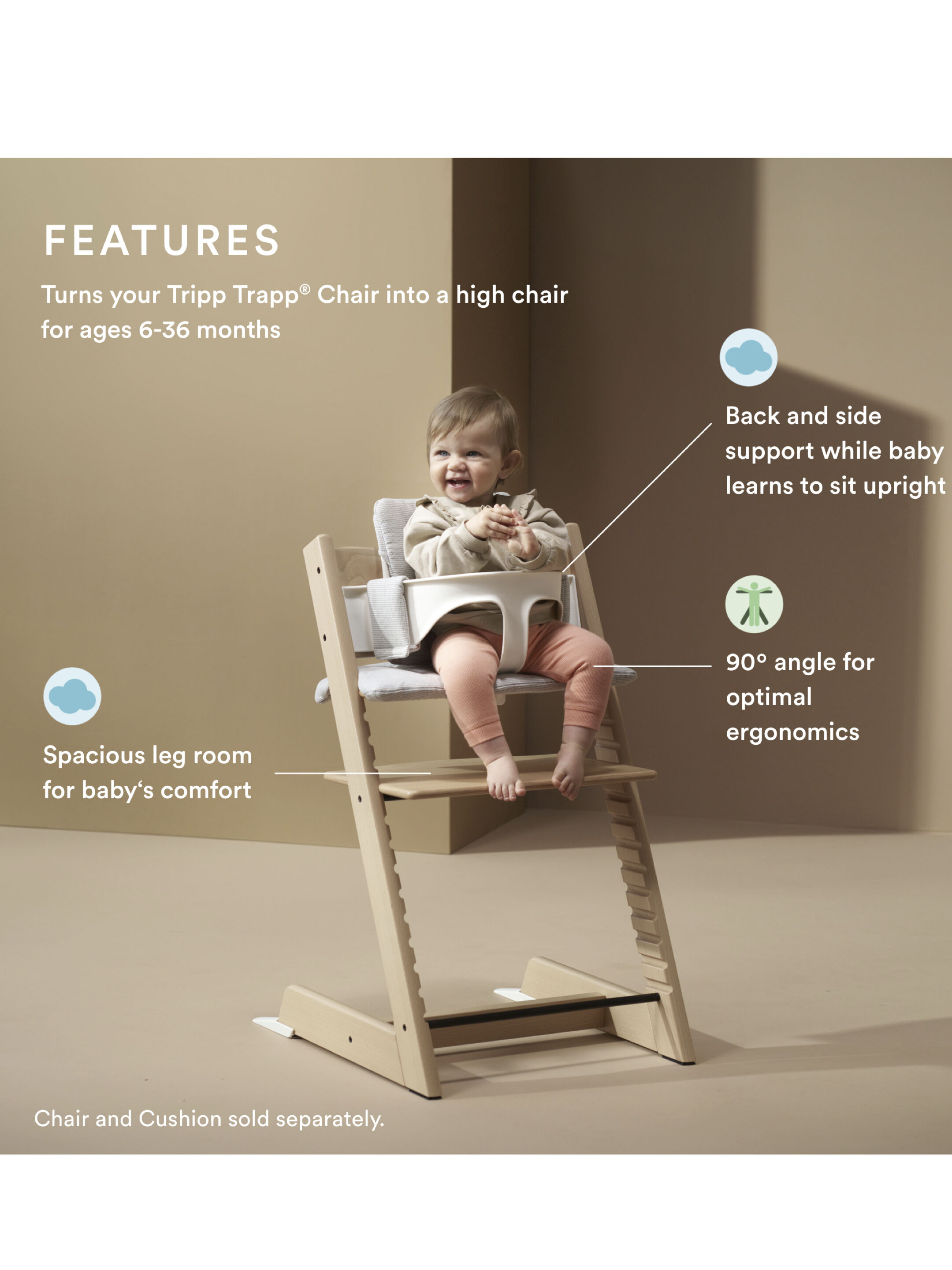 مجموعة الرضع تريب تراب 2 من ستوك - طبيعي image number 3