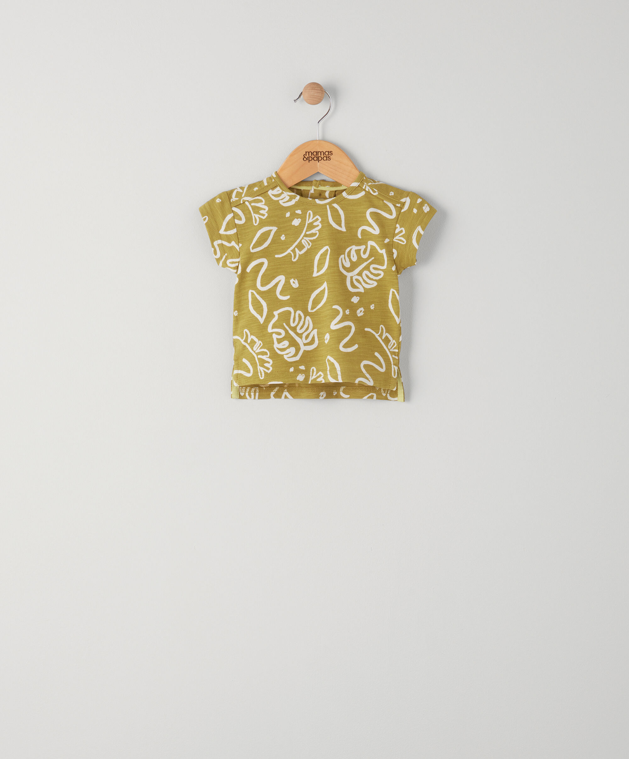 تي شيرت بنقشة أشجار نخيل استوائية image number 1