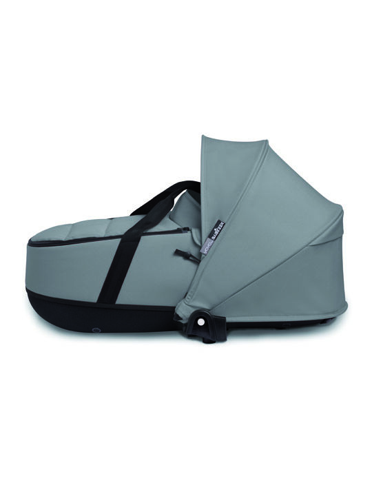 عربة أطفال بيبي زن يويو2 بهيكل أبيض ومهد محمول خفيف رمادي image number 4