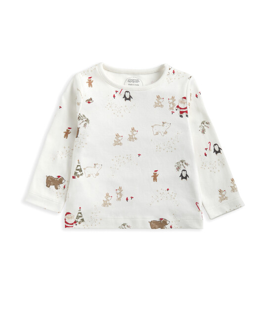 بيجاما بنقشة كريسماس بيجاما بنقشة كريسماس image number 3