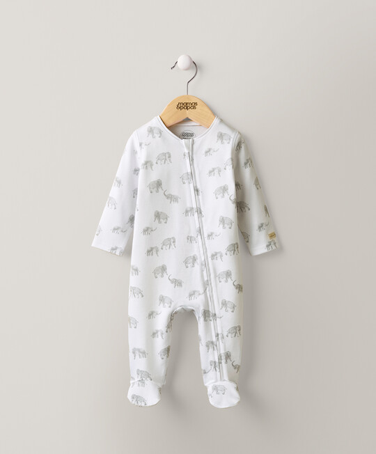 لباس الكل في واحد بنقشة فيل وسحّاب لباس الكل في واحد بنقشة فيل وسحّاب image number 3