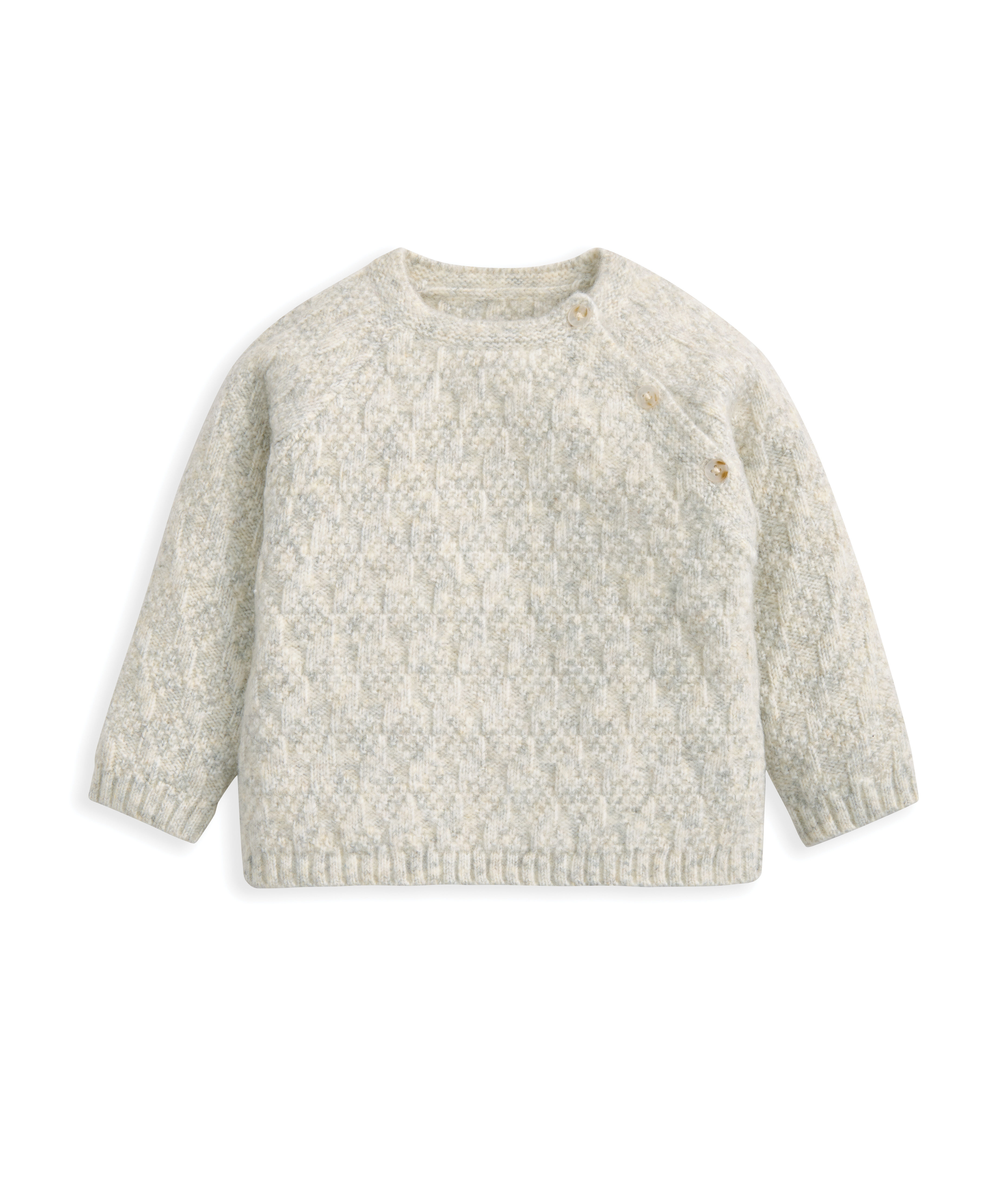 طقم منسوج بلون رمادي، قطعتين image number 4