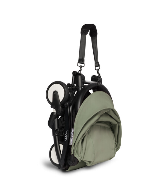 عربة أطفال بيبي زن يويو2 بهيكل أسود ومجموعة مقعد عربة لعمر 6 شهور فأكثر بلون أخضر زيتوني عربة أطفال بيبي زن يويو2 بهيكل أسود ومجموعة مقعد عربة لعمر 6 شهور فأكثر بلون أخضر زيتوني image number 3