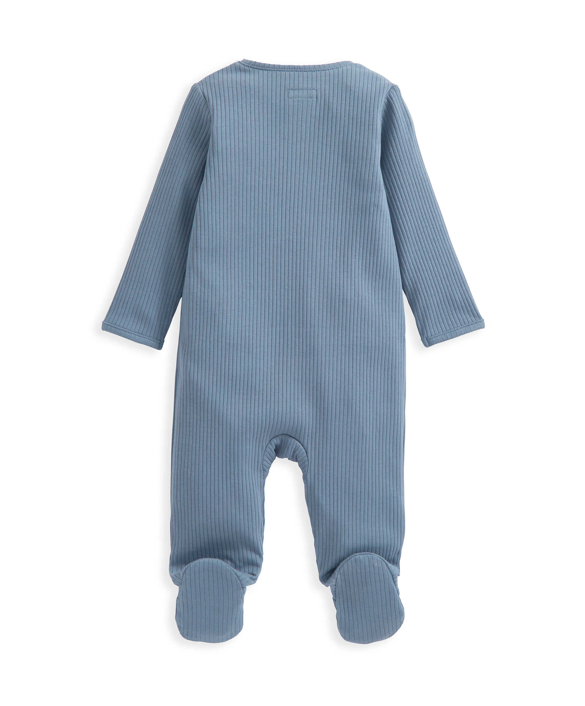 لباس الكل في واحد بسحّاب - أزرق بترولي image number 3