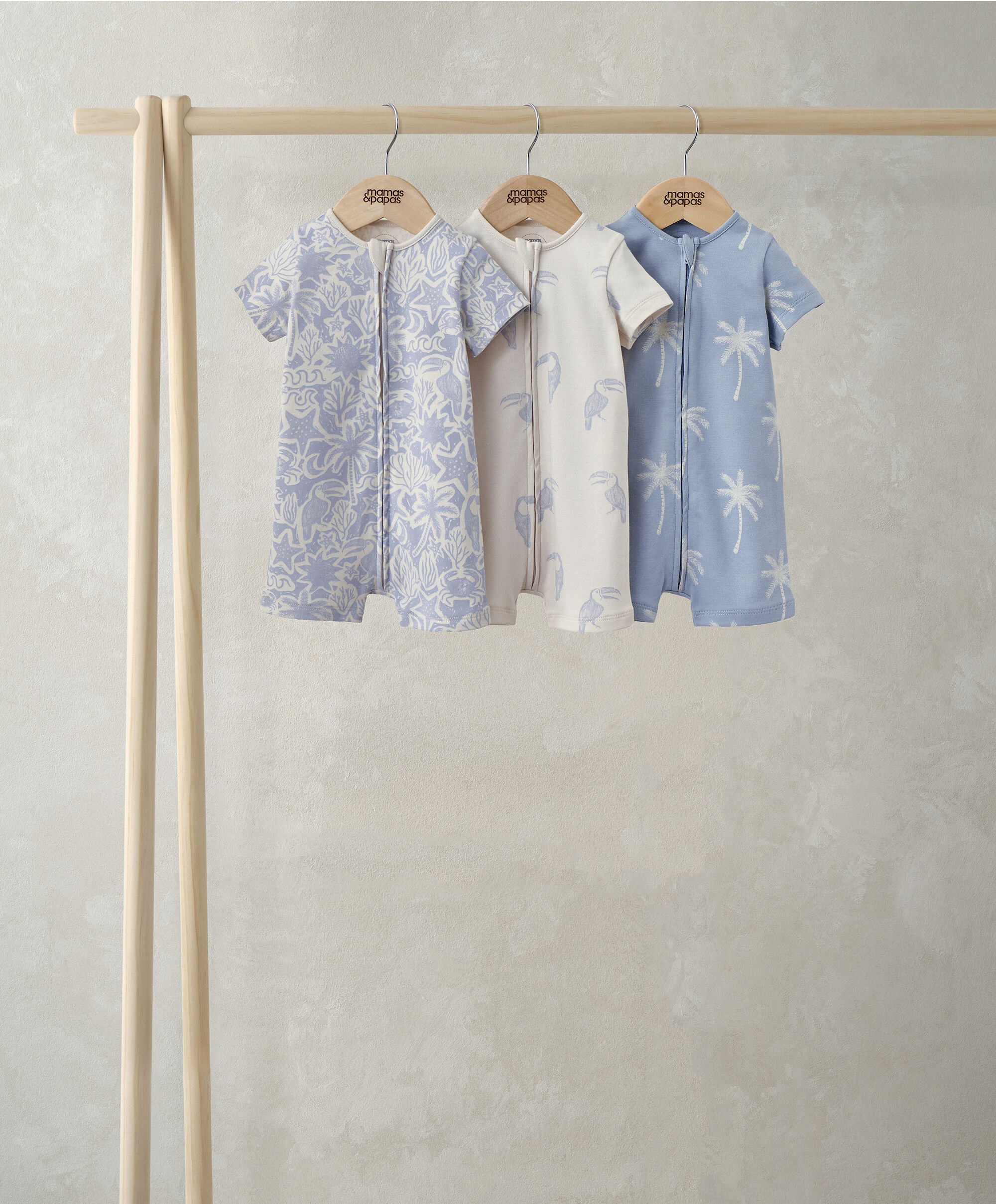 Toucan Rompers (Pack of 3) 