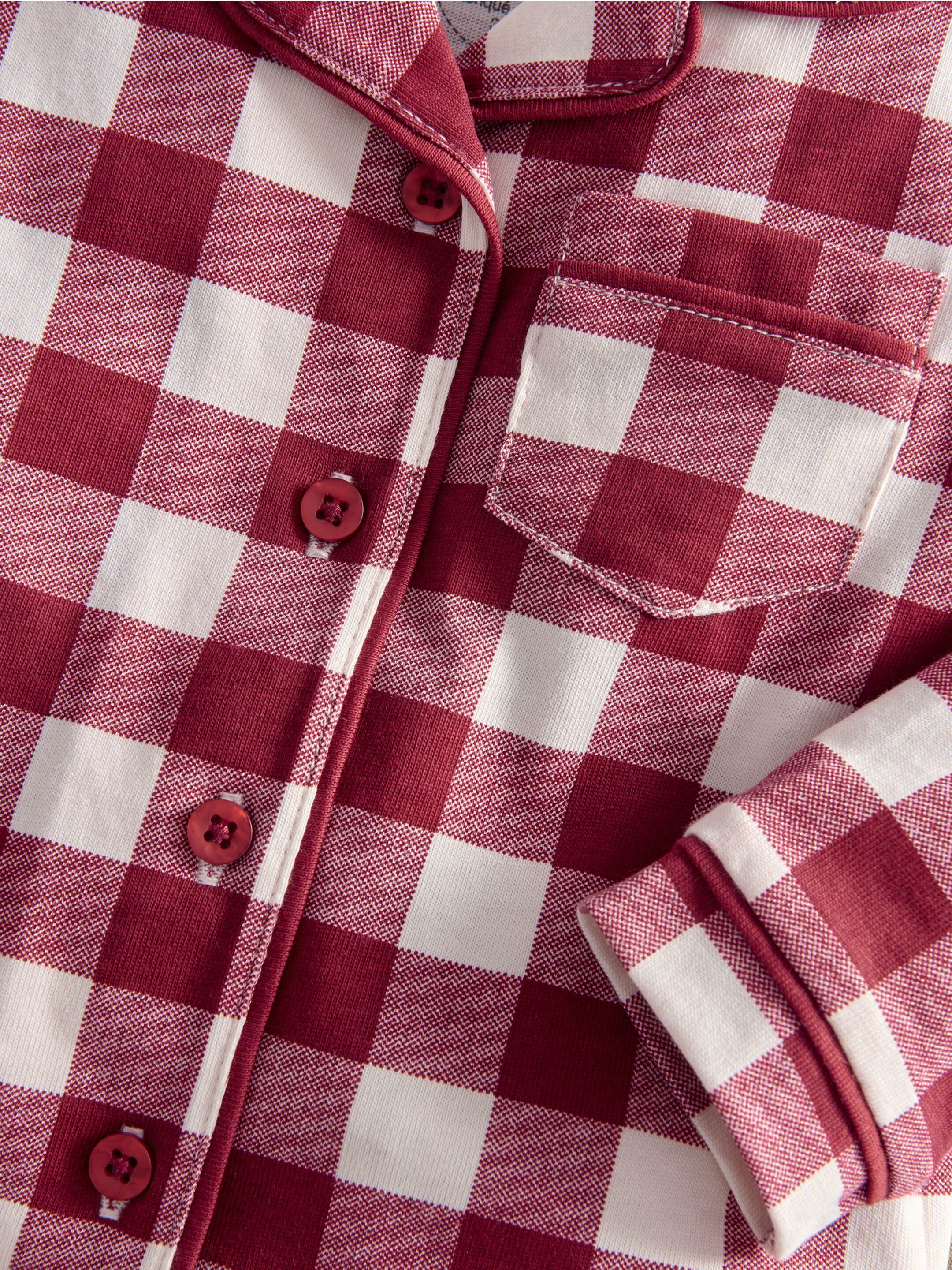 Large Gingham Check Pyjamas image number 4