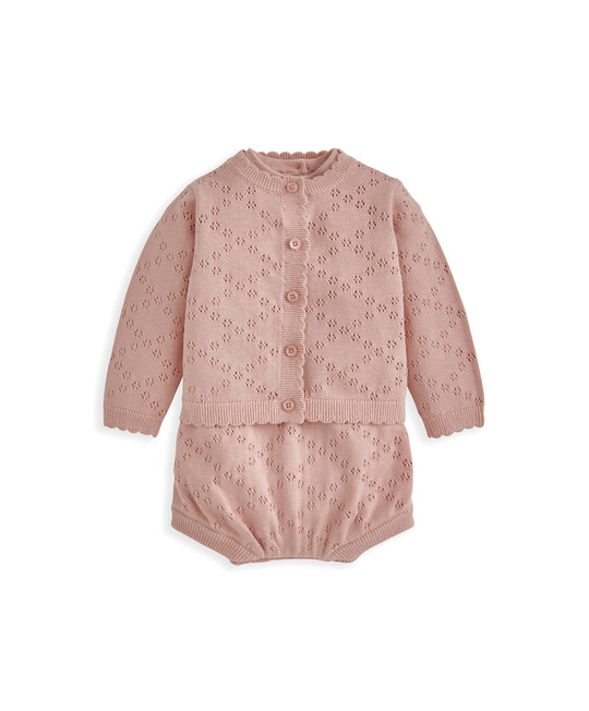 طقم رومبر ودنغري منسوج - قطعتان طقم رومبر ودنغري منسوج - قطعتان image number 2