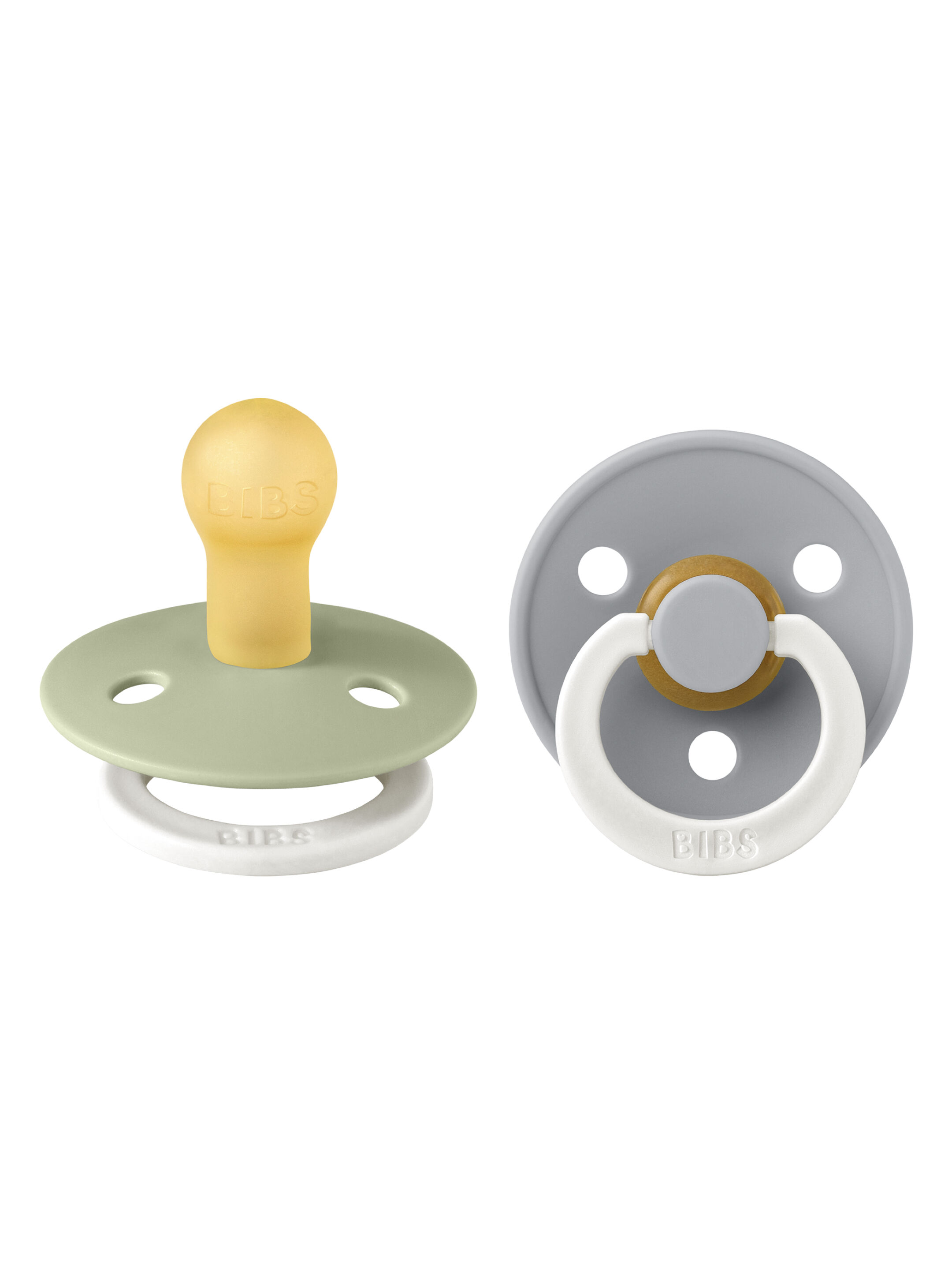 مجموعة لهايات بيبس كولور لاتكس مقاس 1 أخضر مضيء/ رمادي مضيء- قطعتان image number 1