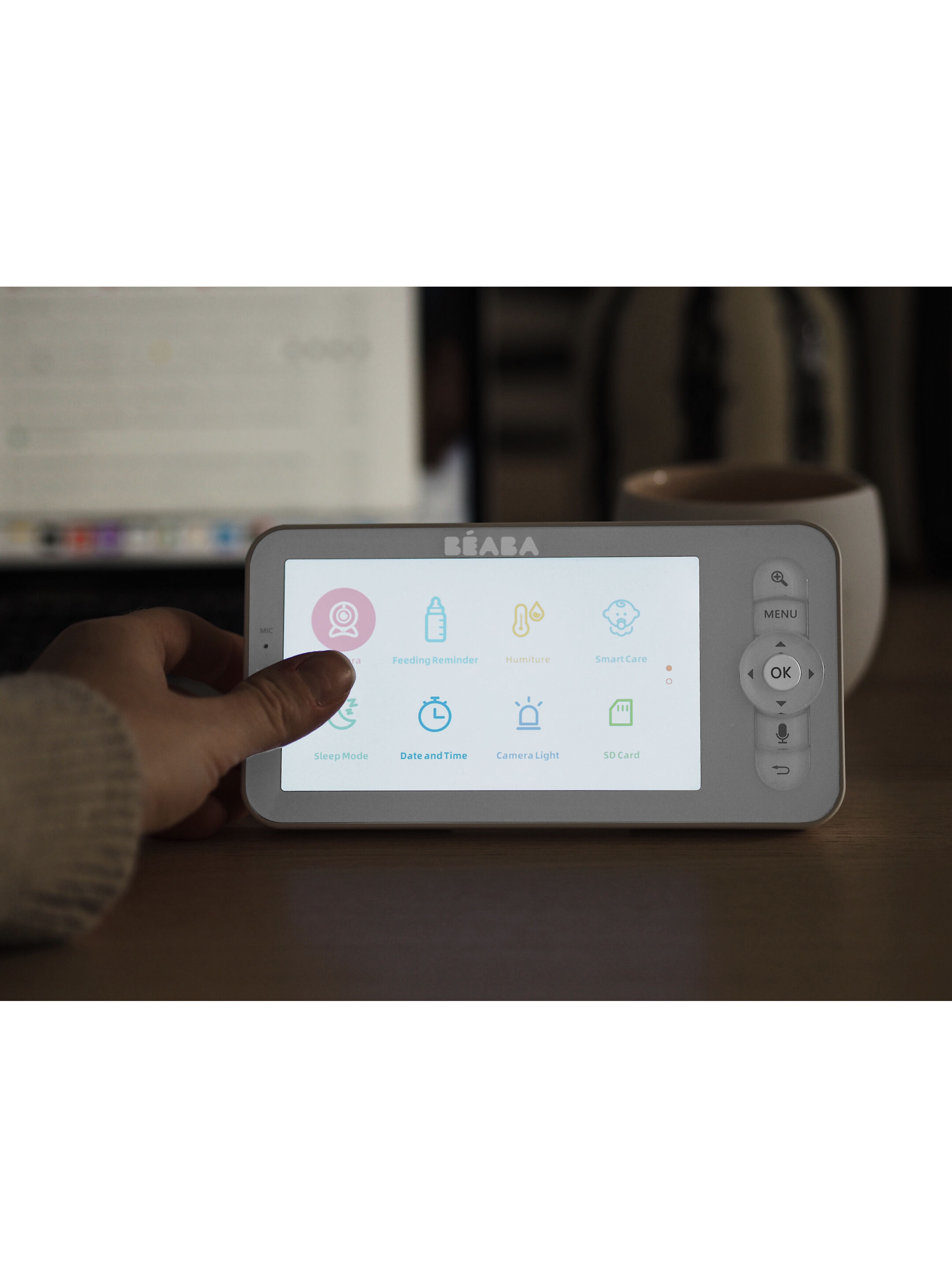 Beaba Video Baby Monitor Zen Premium V2 - White image number 3