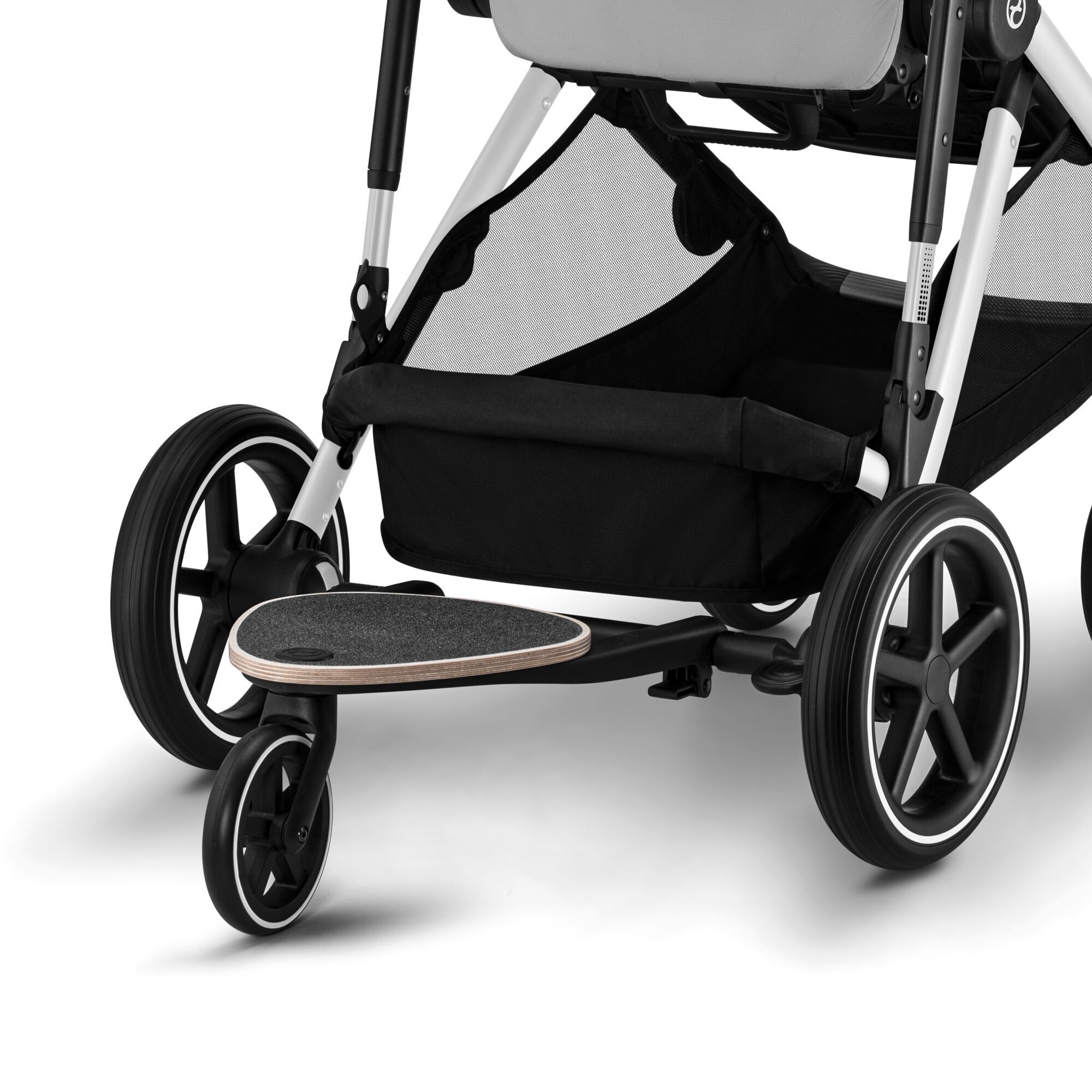 عربة أطفال سايبكس جزال اس رمادي بهيكل رمادي image number 9