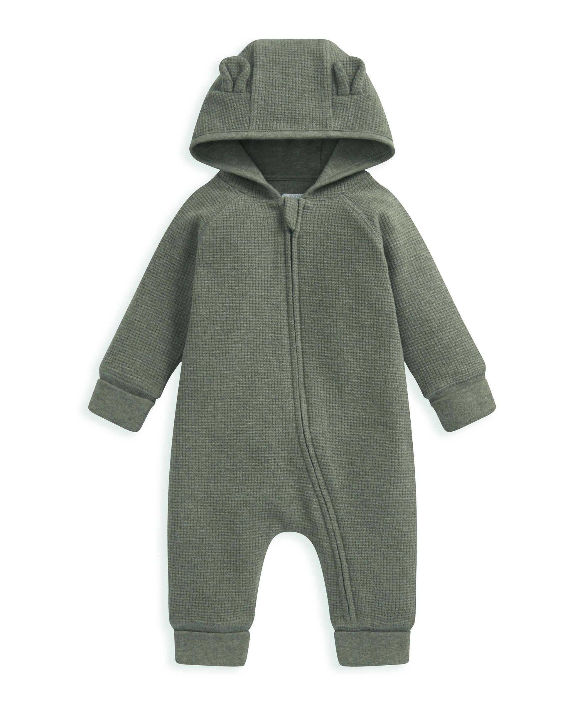 رومبر بنسيج متشابك ناعم بتصميم دب image number 2