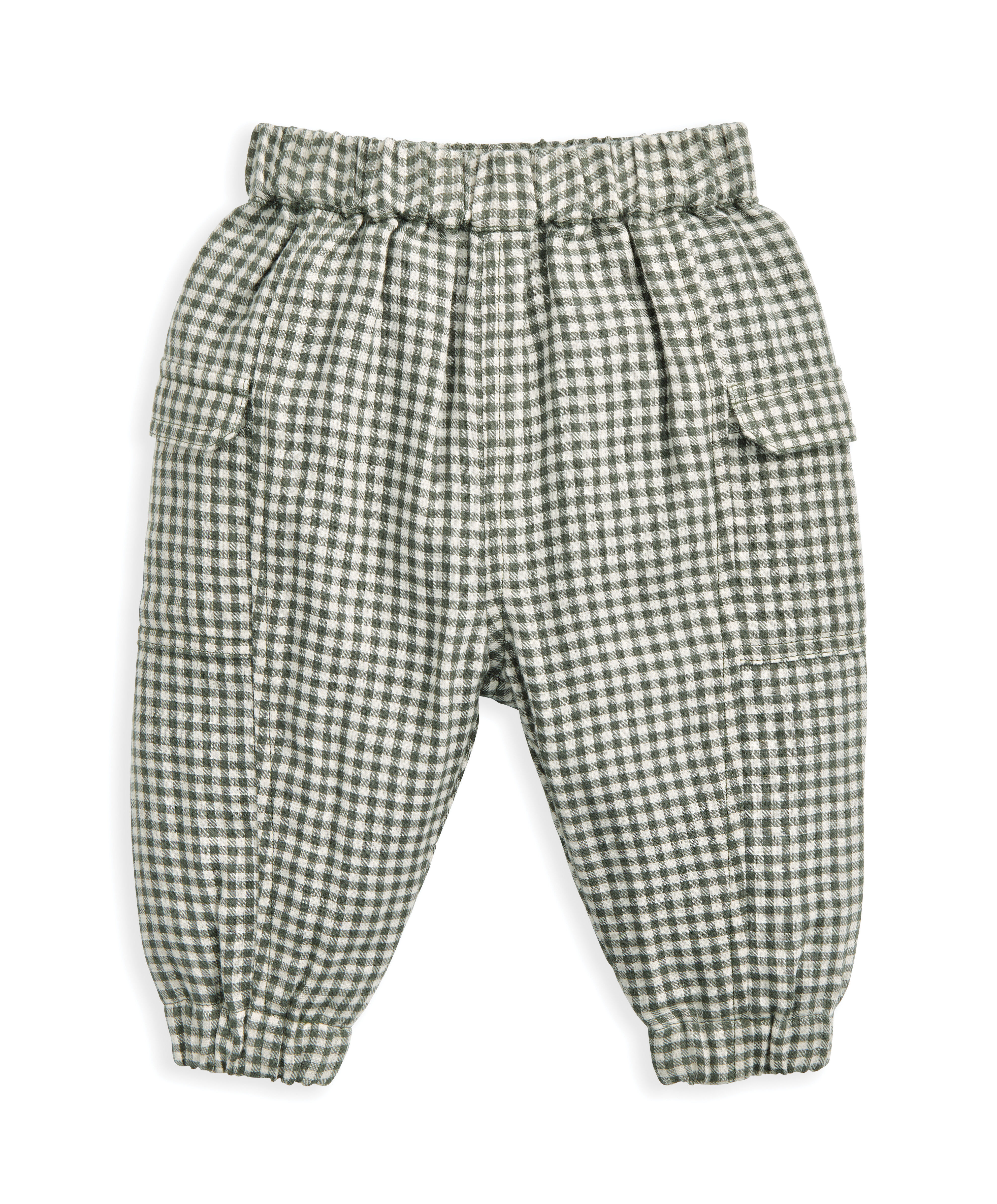 بنطال رياضي بنقشة مربعات image number 2