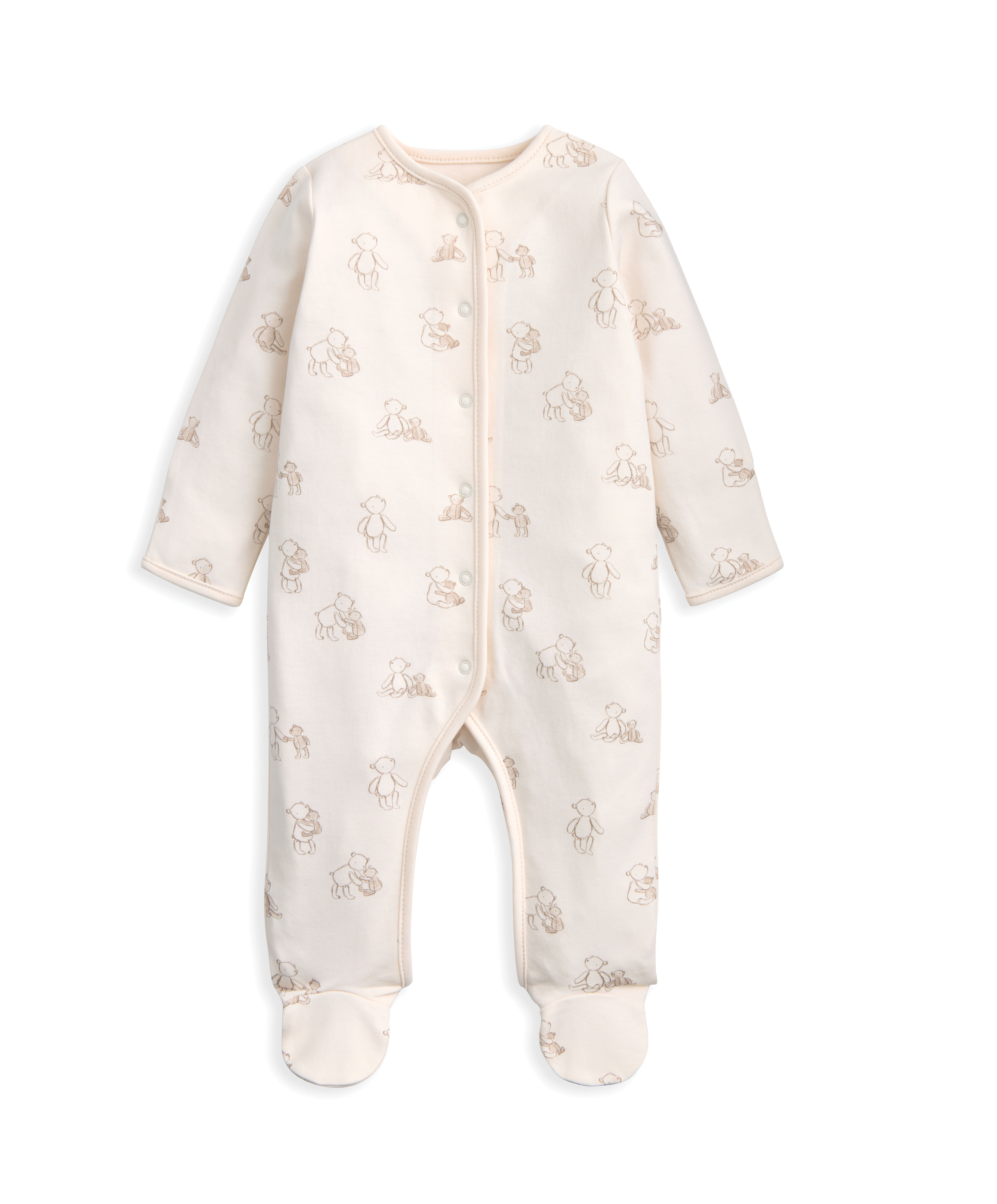 طقم مزين بنقشة الدب تيدي، 4 قطع image number 3