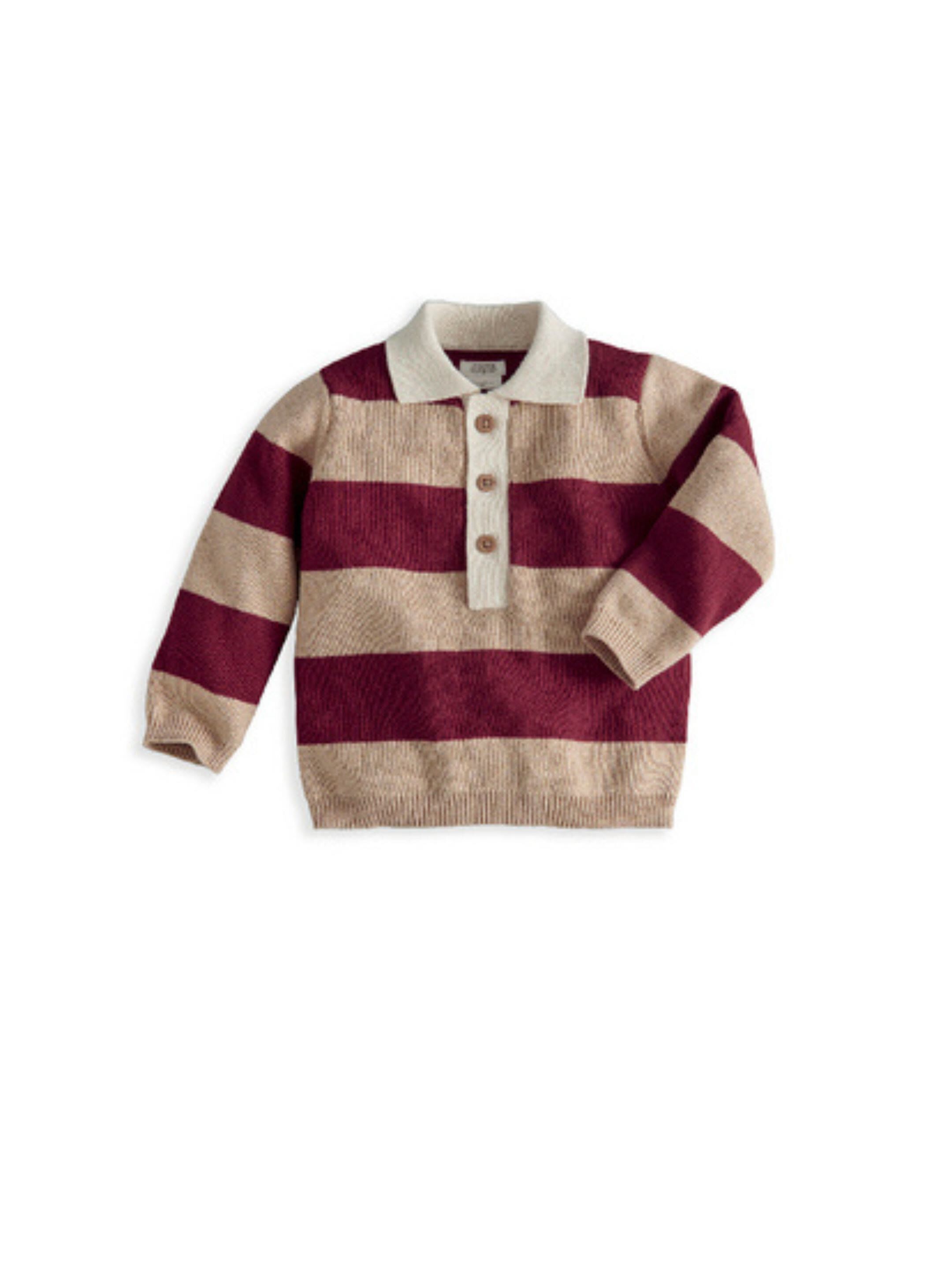 Rugby Stripe Knit Top image number 2