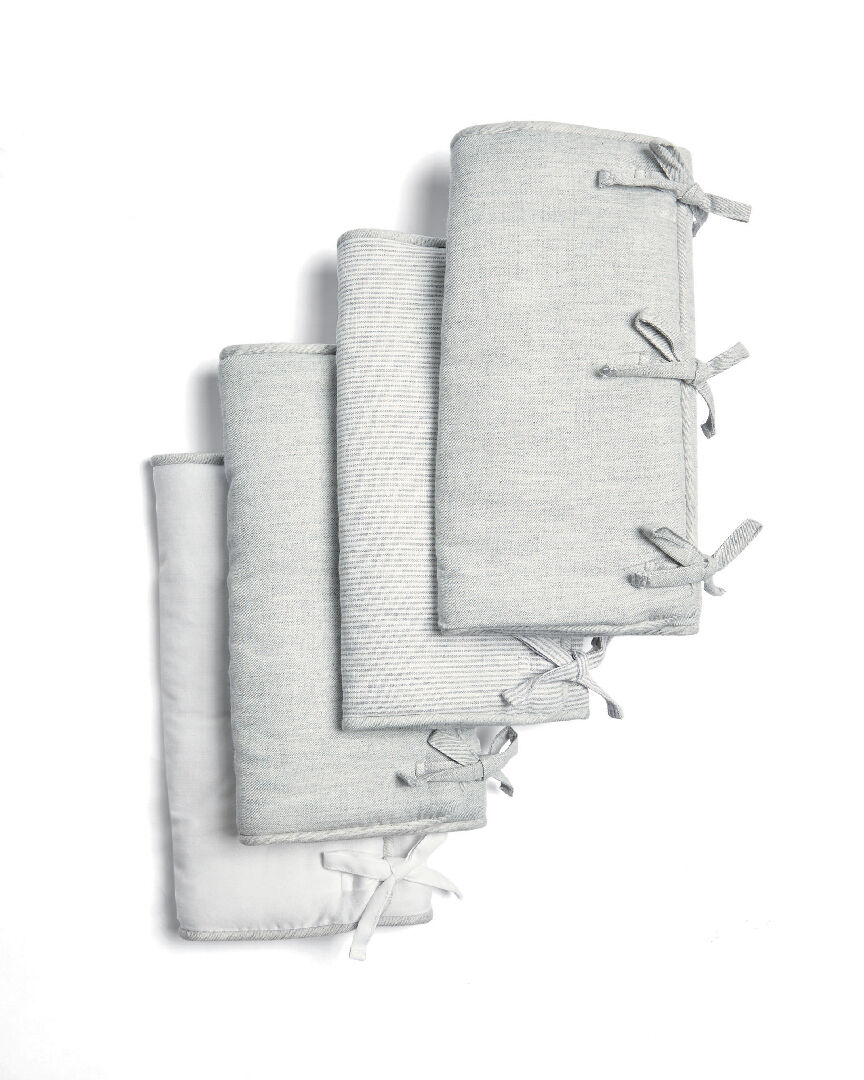 طقم أغطية لقضبان المهد ويلكم تو ذا وورلد بنقشة فيل، 4 قطع image number 1