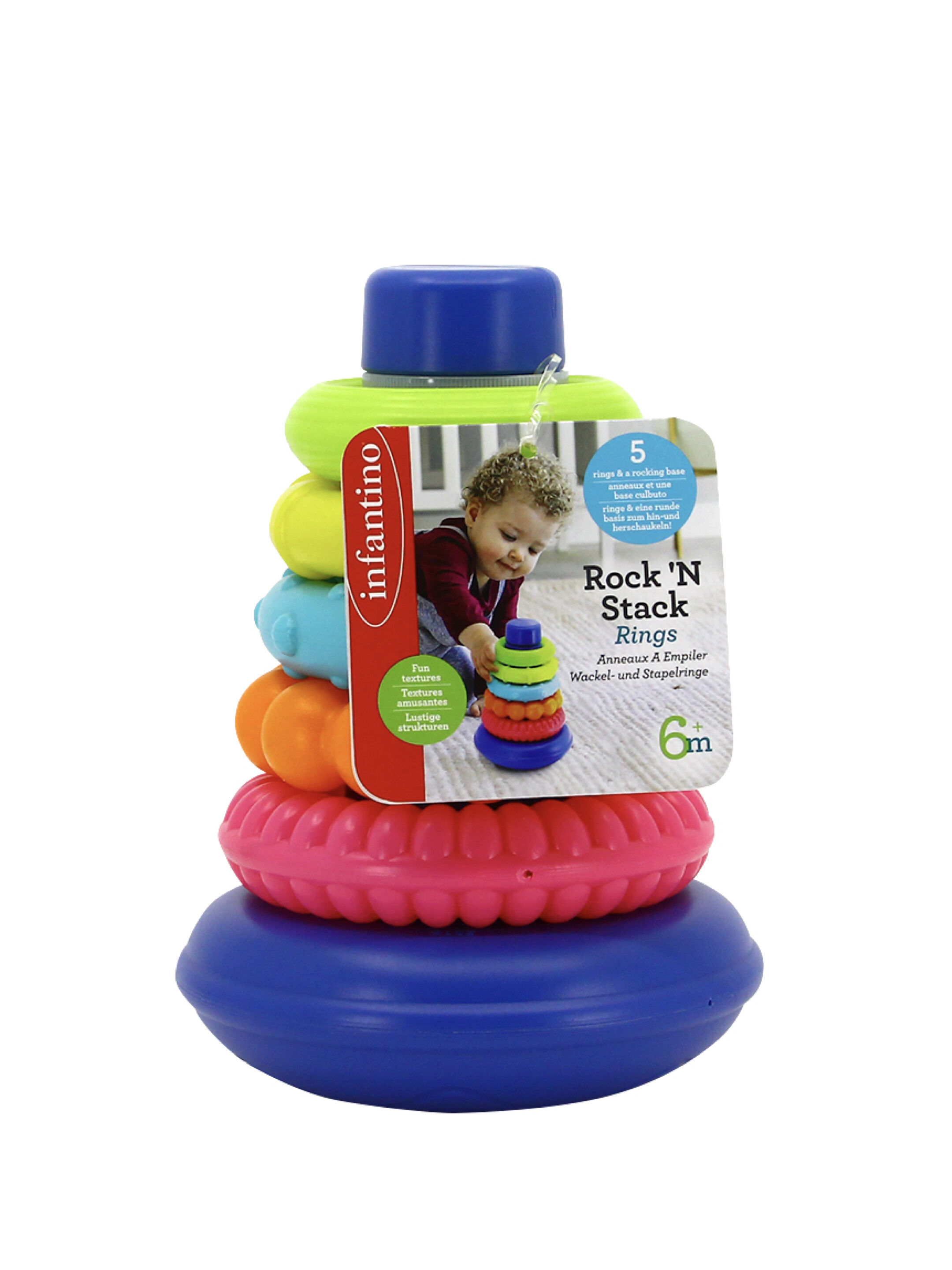 حلقات للتجميع من إنفانتينو - ألوان متعددة image number 3