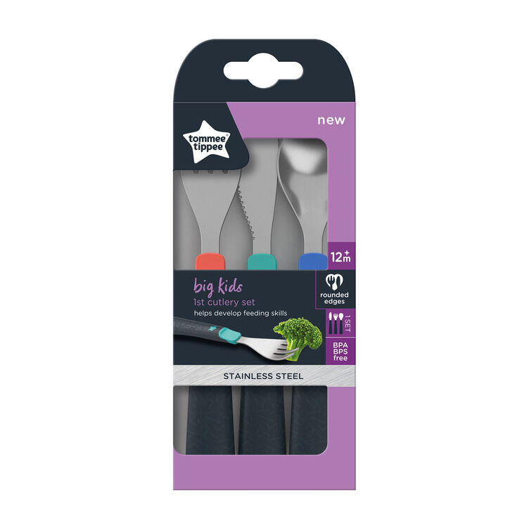 مجموعة أدوات طعام الأولى للأطفال أكبر من 12 شهرًا من تومي تيبي image number 2