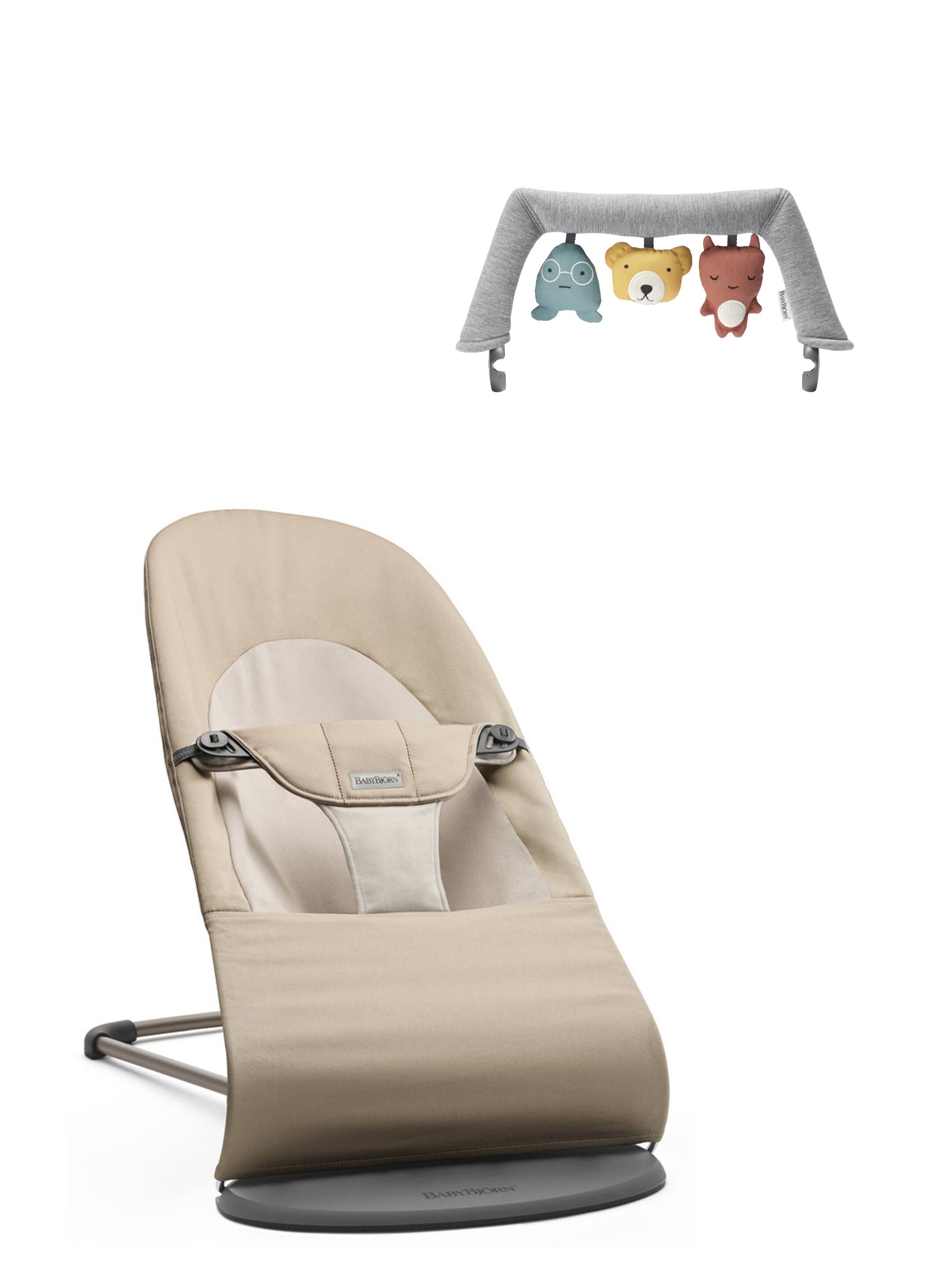 مجموعة كرسي هزاز بيبي بيورن ولعبة، قطعتين image number 1