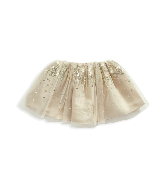 بودي سوت مخمل وتنورة بلون ذهبي لامع بودي سوت مخمل وتنورة بلون ذهبي لامع image number 4