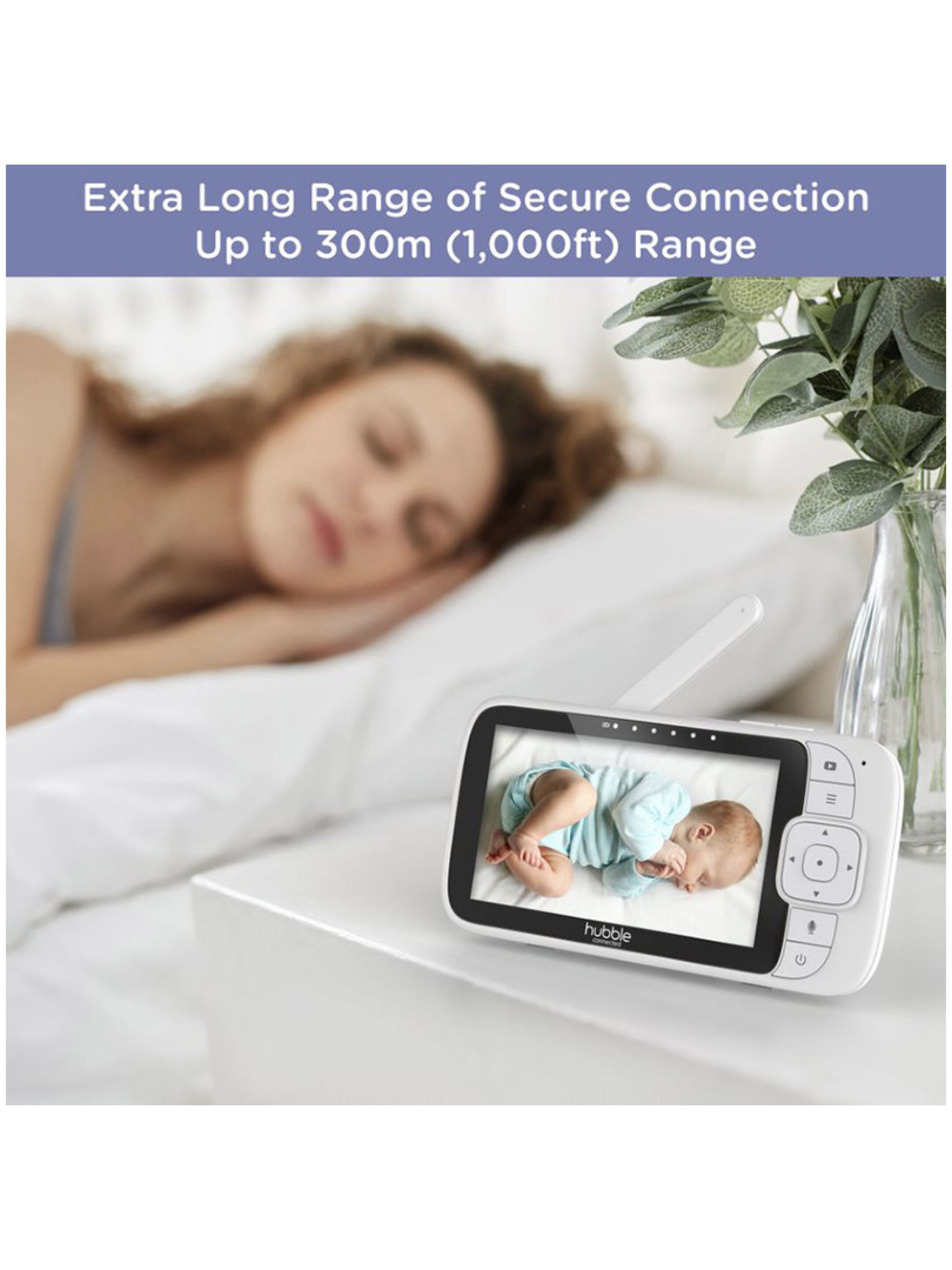 كاميرا هابل بشاشة 5 بوصات لمراقبة الطفل image number 3