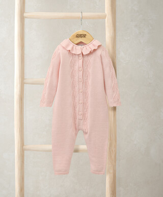 أفرول وردي منسوج أفرول وردي منسوج