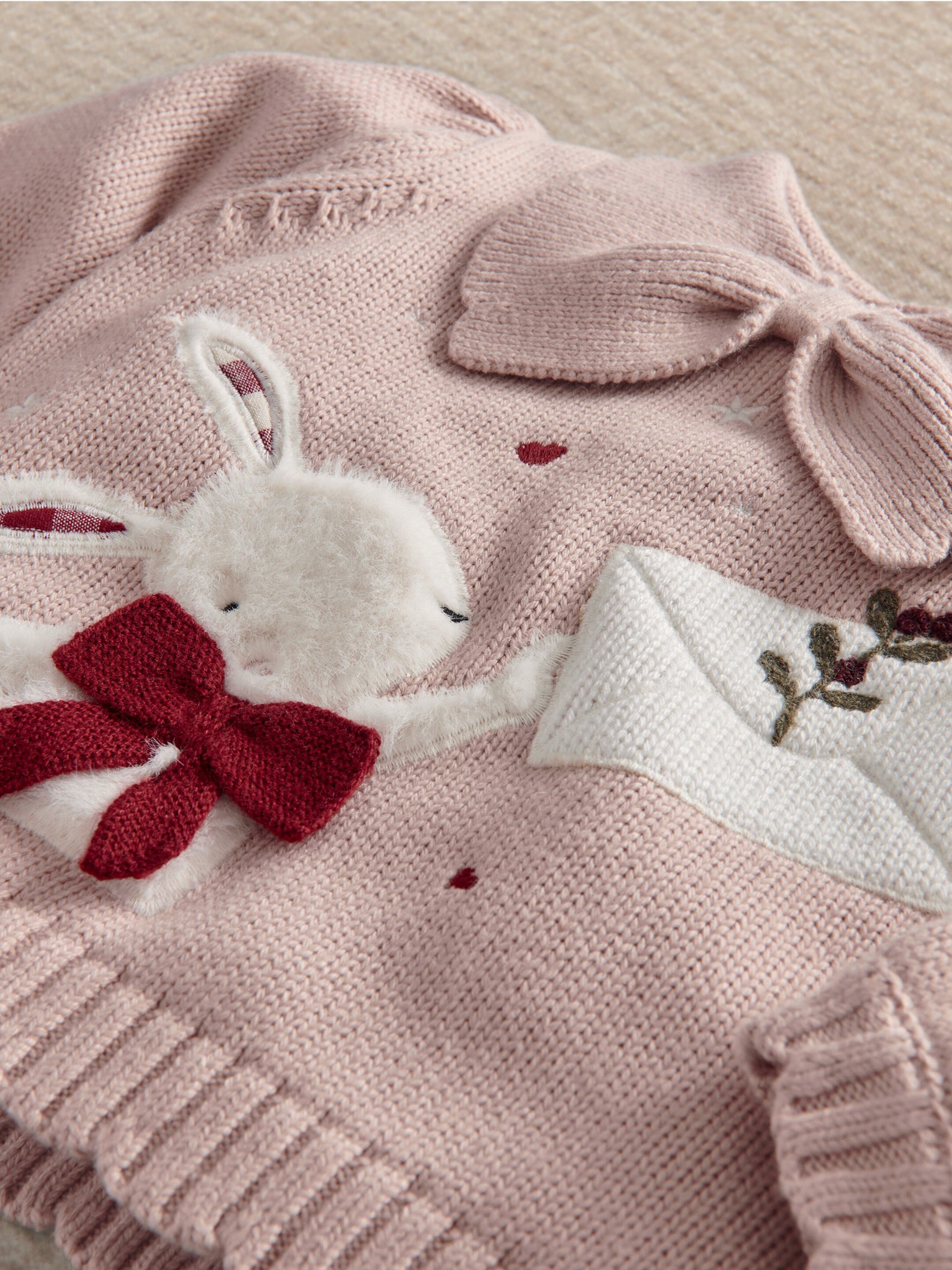 Knitted Bunny Jumper image number 4