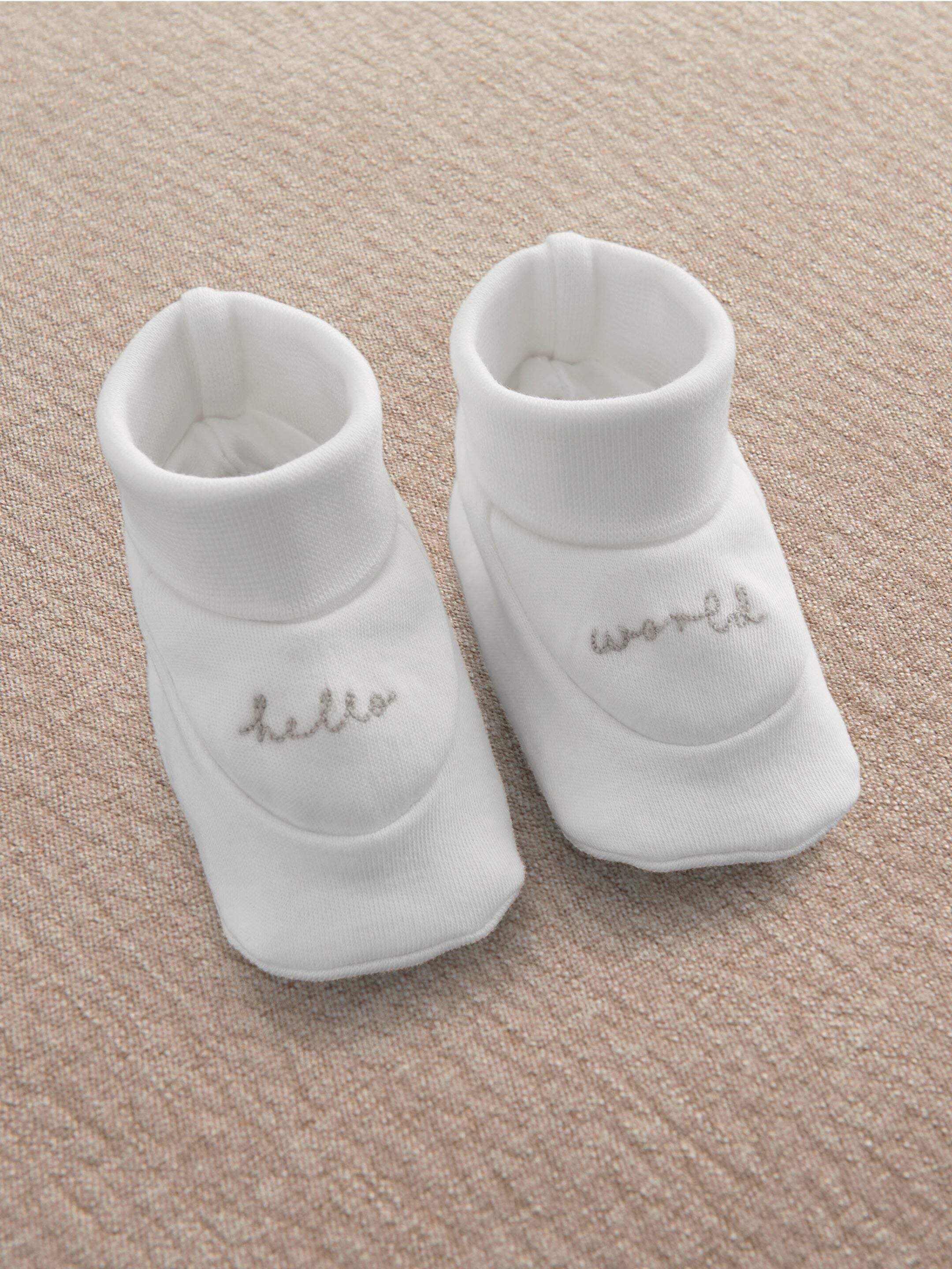 Hello World Hat & Booties image number 3