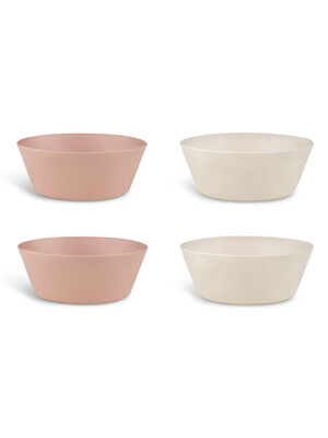 طقم أوعية من مواد حيوية من سيترون - 4 قطع بلون وردي/كريمي طقم أوعية من مواد حيوية من سيترون - 4 قطع بلون وردي/كريمي