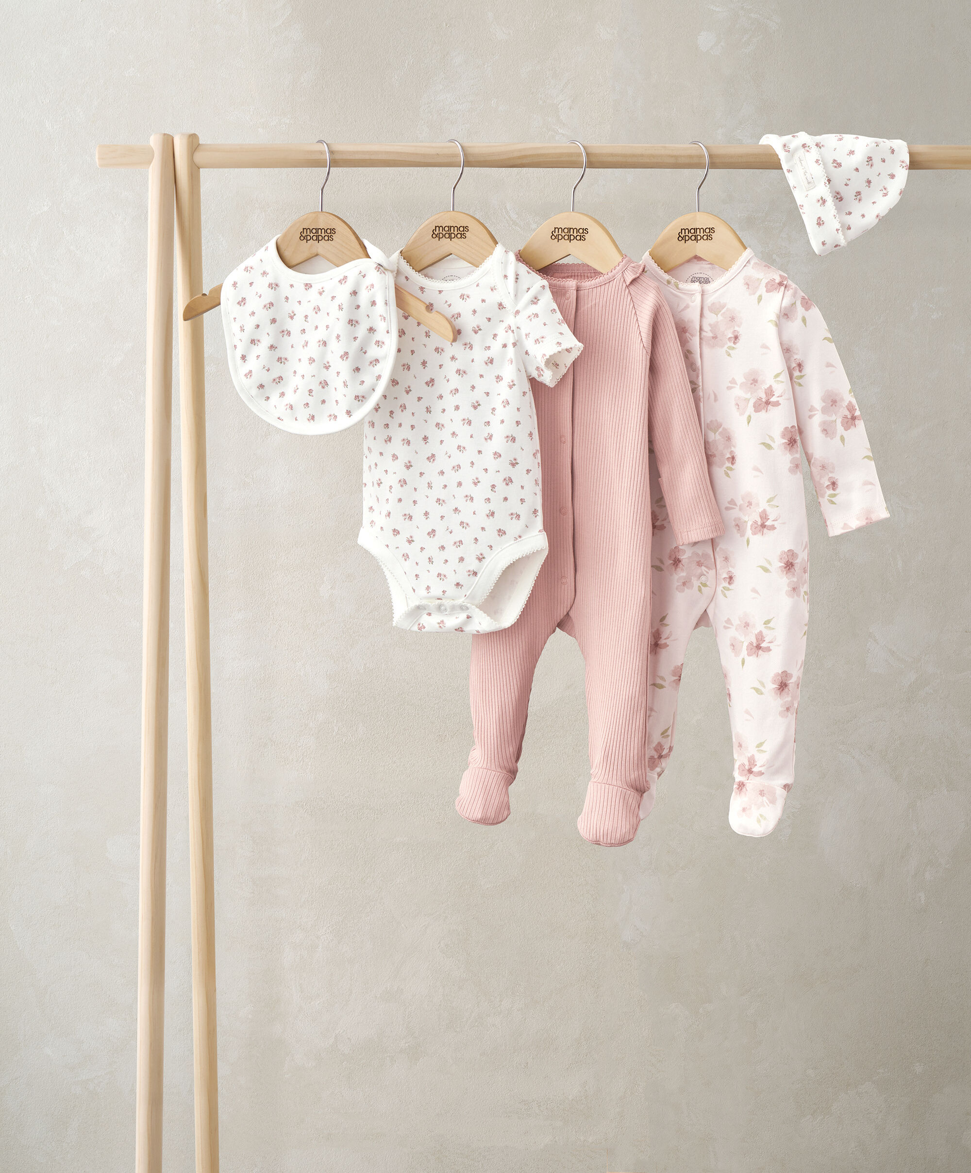 طقم بنقشة زهور - 5 قطع image number 1