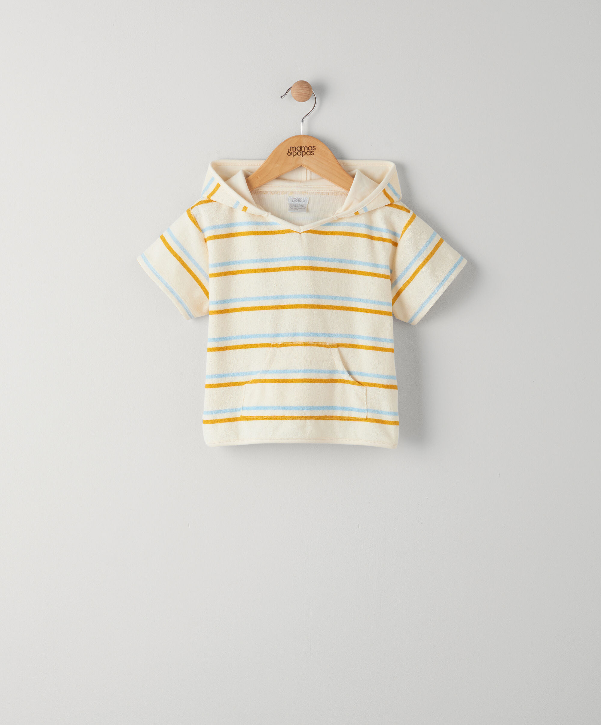 بونشو منشفة للشاطئ بنقشة خطوط image number 1