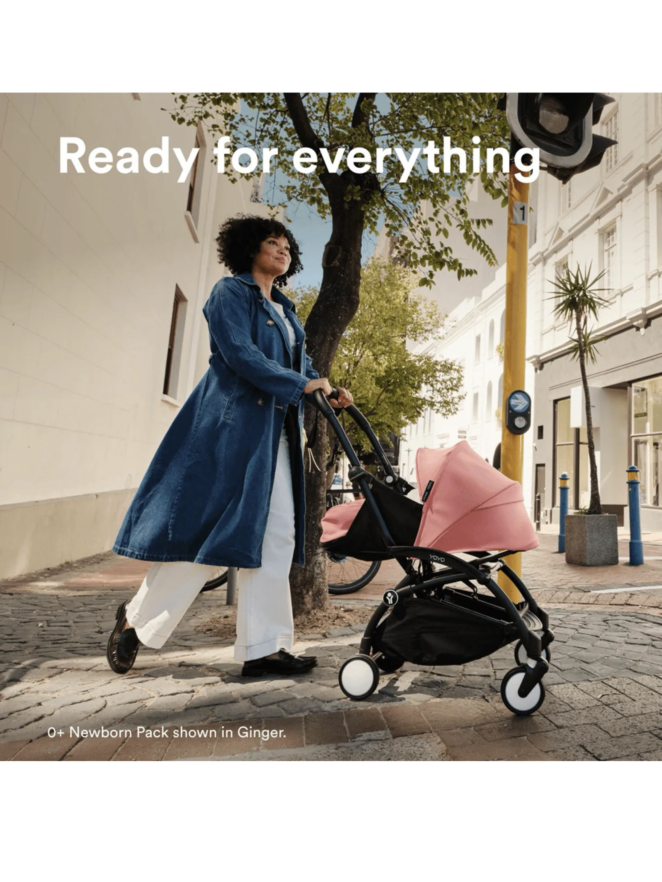 Stokke YOYO3 Full Stroller with White Frame, 0+ Newborn and 6+ Color Pack - Black (3 pieces) image number 6