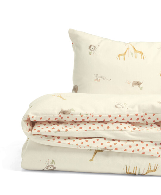 غطاء لحاف وغطاء وسادة بنقشة غابة غطاء لحاف وغطاء وسادة بنقشة غابة image number 4