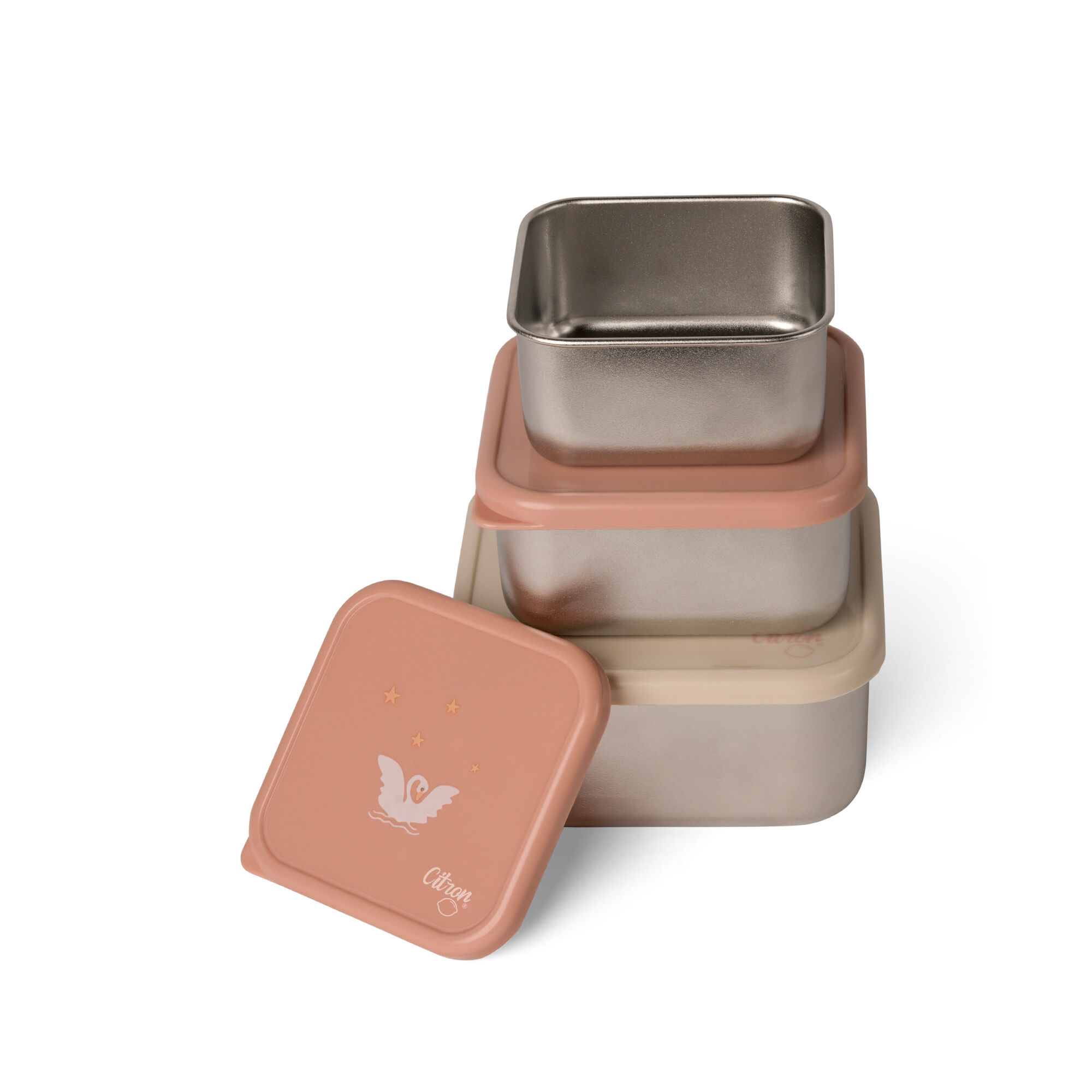 صندوق غداء سيترون قابل للتكديس ستانلس ستيل image number 2