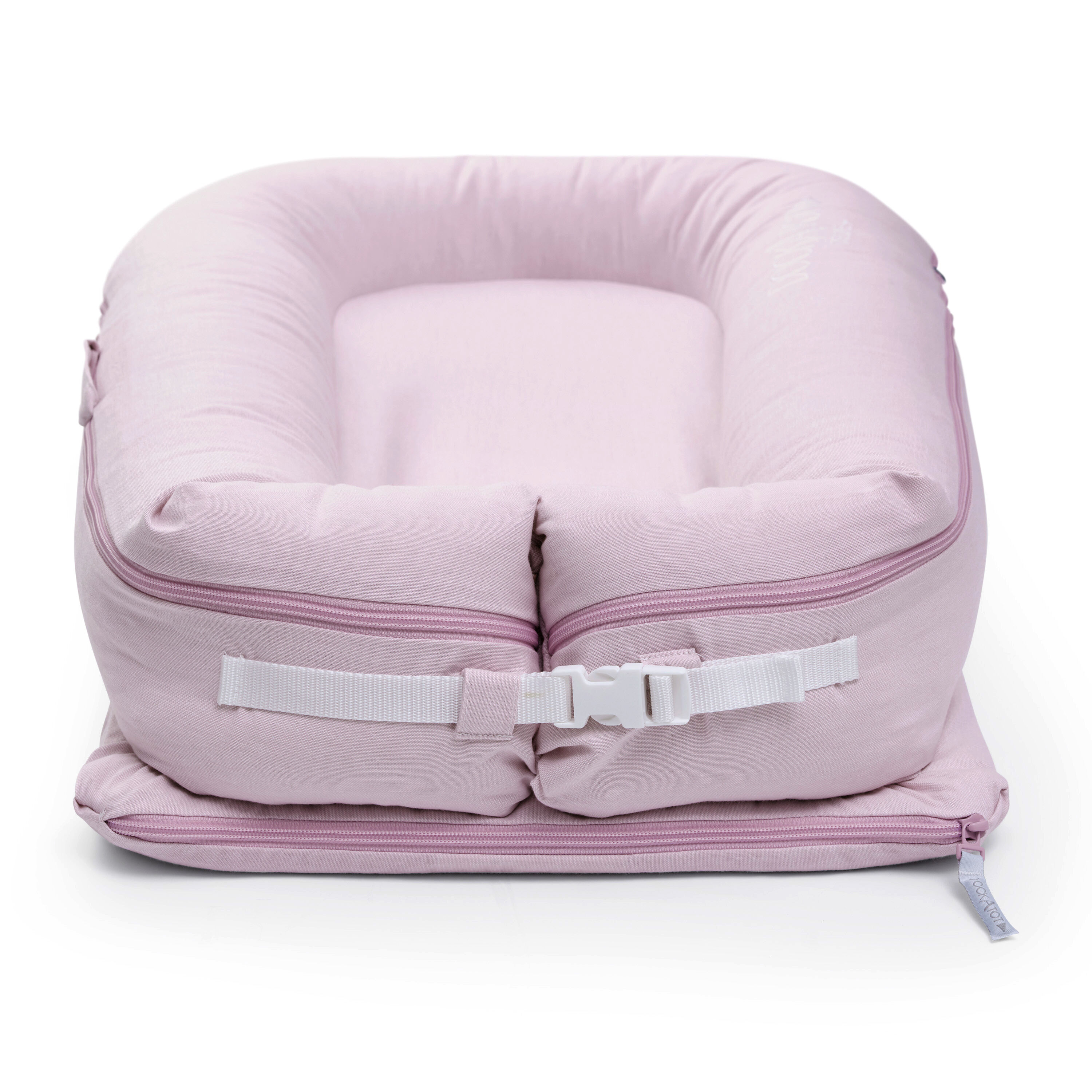 مهد ديلوكس+ لحديثي الولادة من دوك ايه توت - بنفسجي شامبراي image number 2