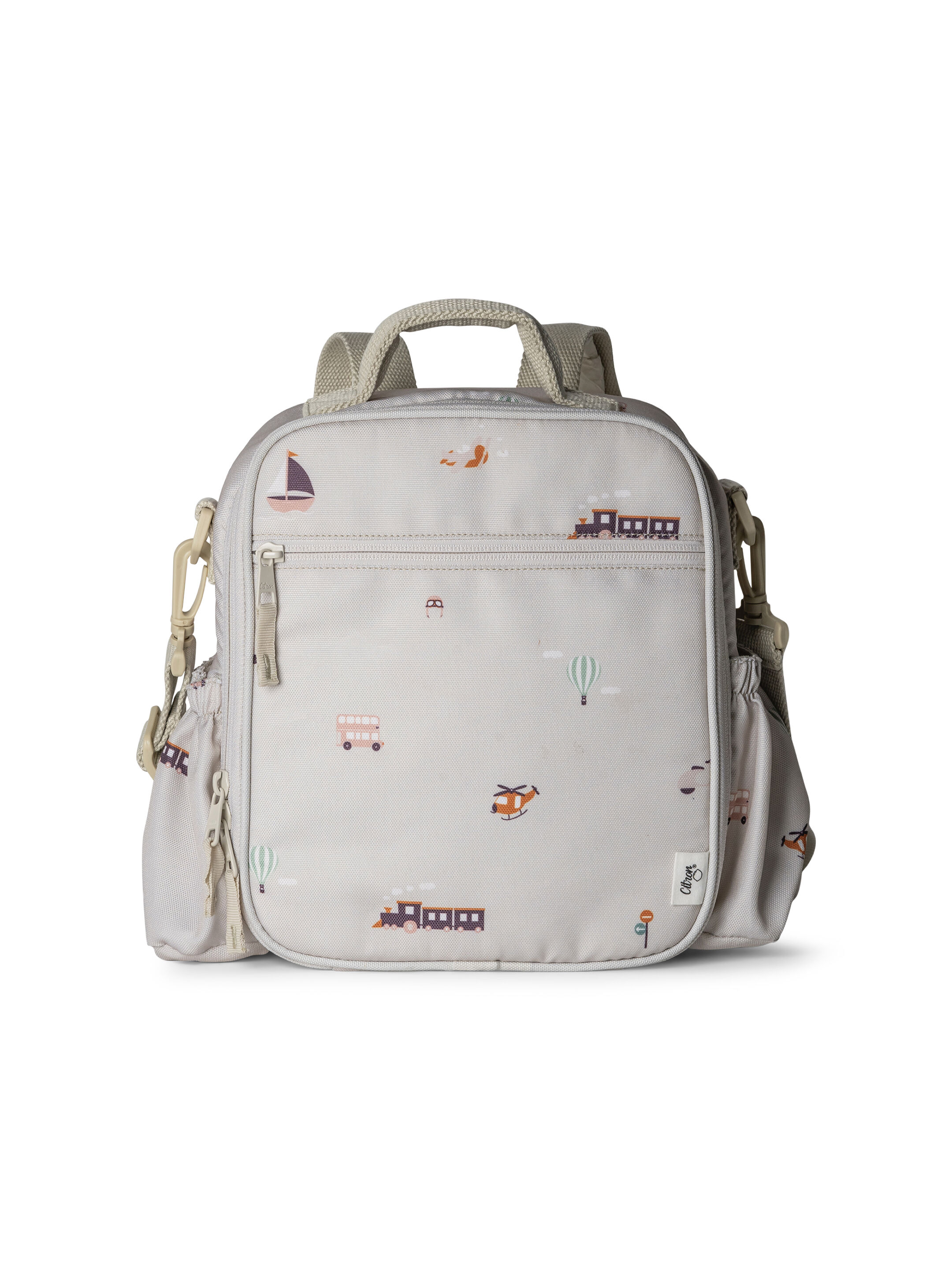 حقيبة غداء كلاسيكية بنقشة مركبات من سيترون