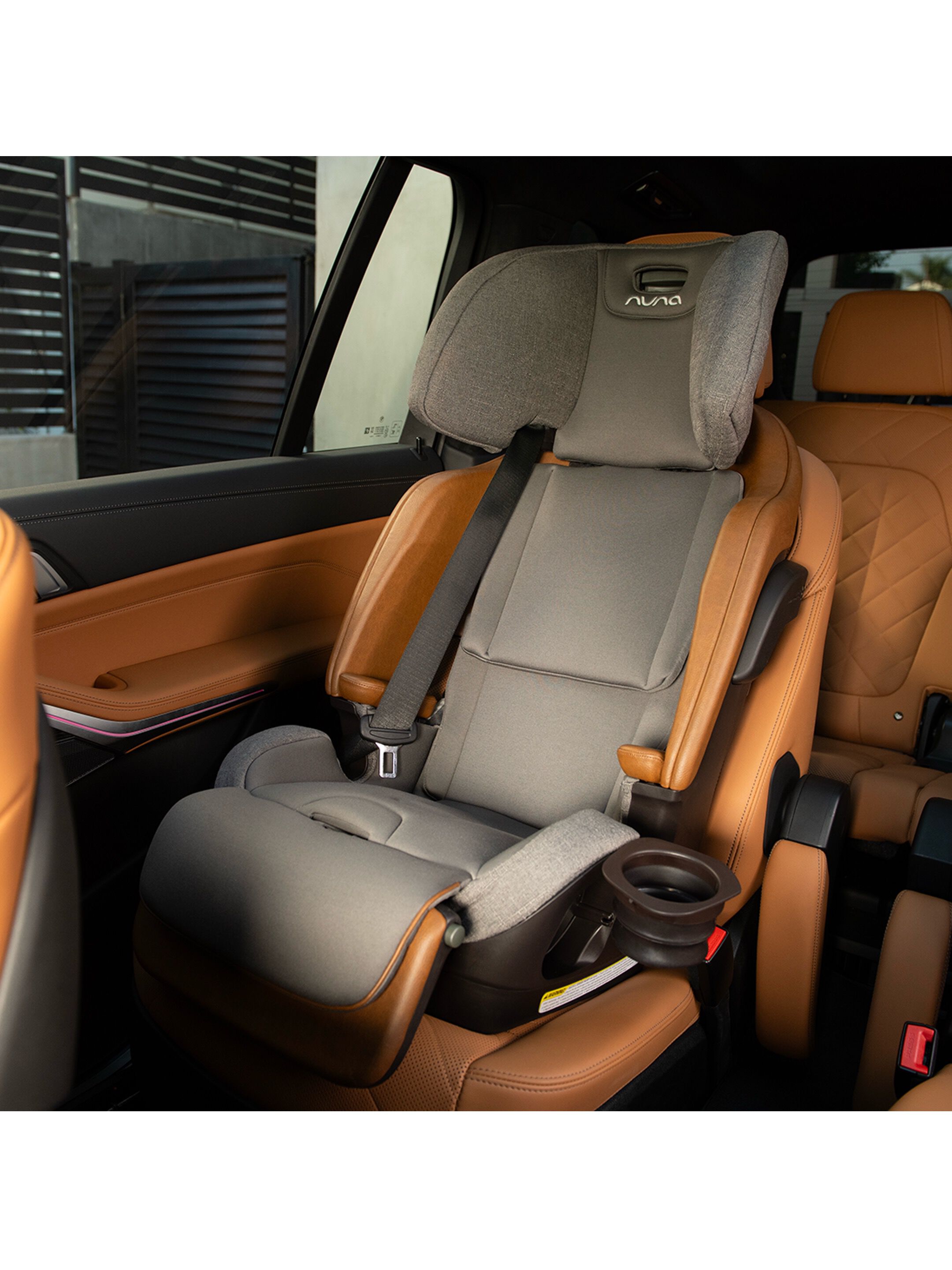 مقعد سيارة نونا ال يو ام ان هارنس تو بوستر، غرانيت image number 6