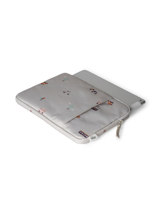 حافظة ايباد بسحاب بنقشة مركبات من سيترون حافظة ايباد بسحاب بنقشة مركبات من سيترون image number 5