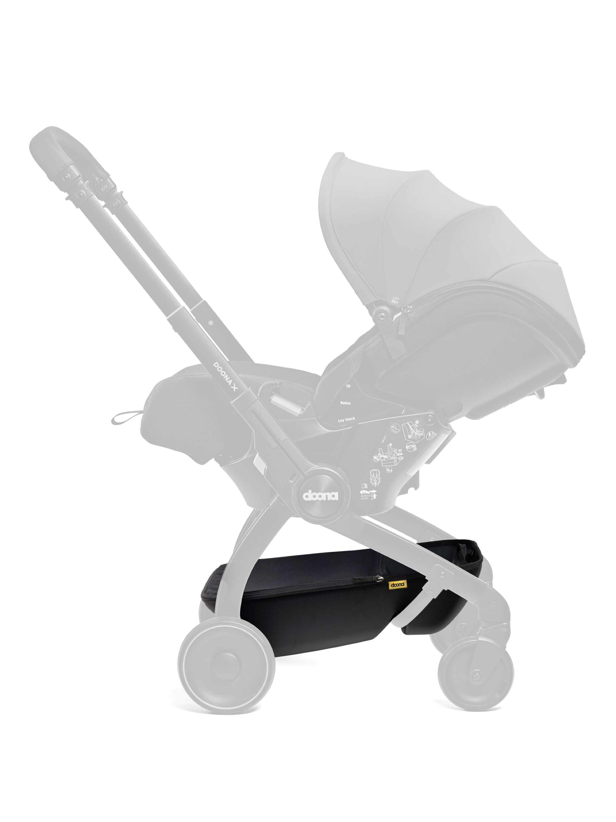 سلة دونا إكس باك اند جو - أسود image number 1