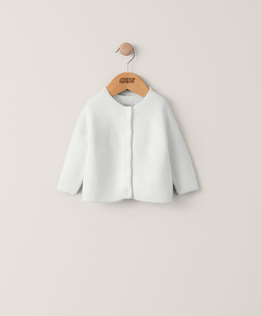 كارديغان بنسيج دقيق - أبيض كريمي كارديغان بنسيج دقيق - أبيض كريمي image number 1