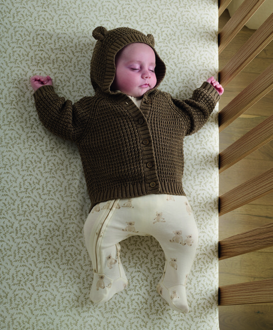 كارديغان بغطاء رأس - بني كارديغان بغطاء رأس - بني image number 4