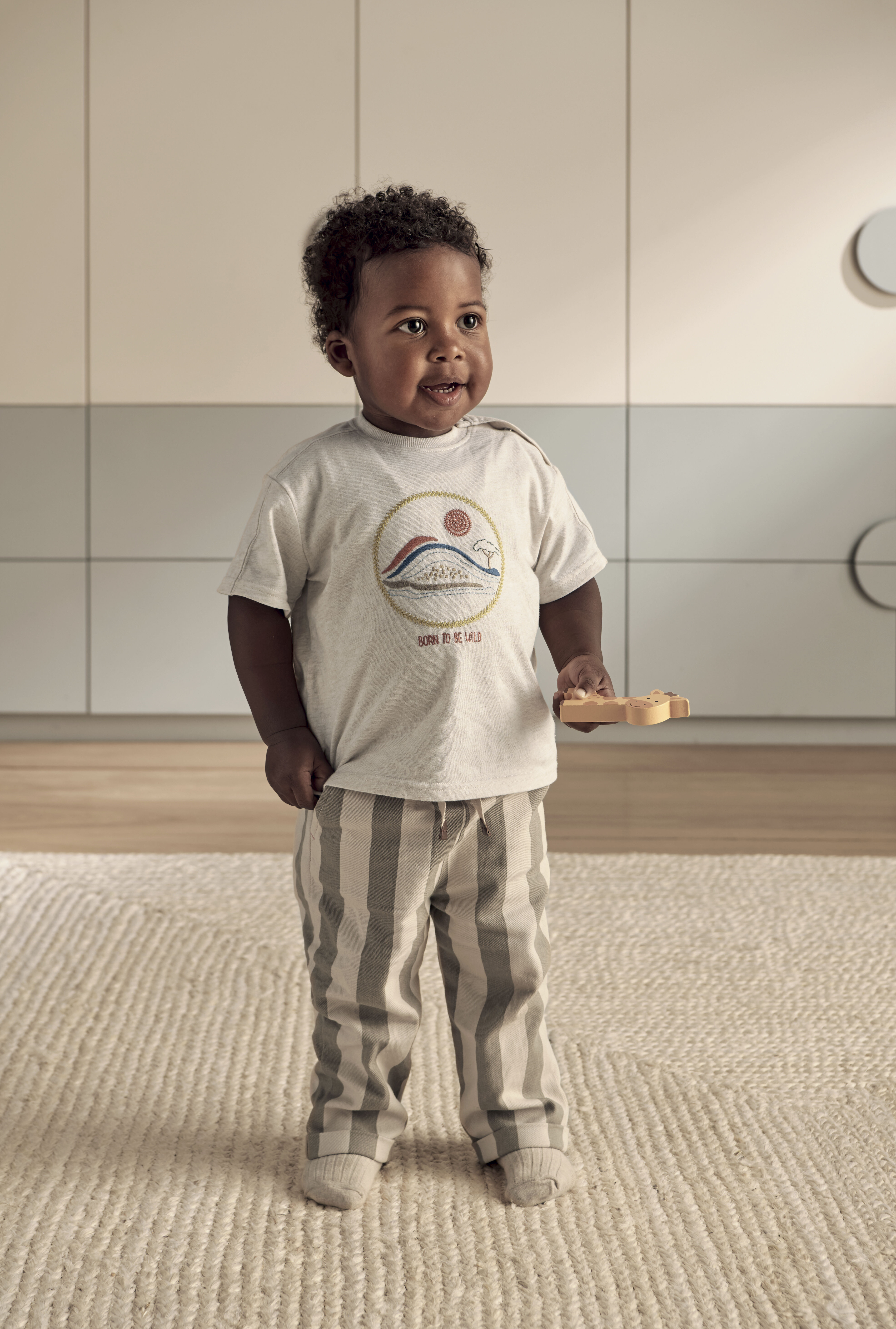 بنطال رياضي مخطط تويل image number 1