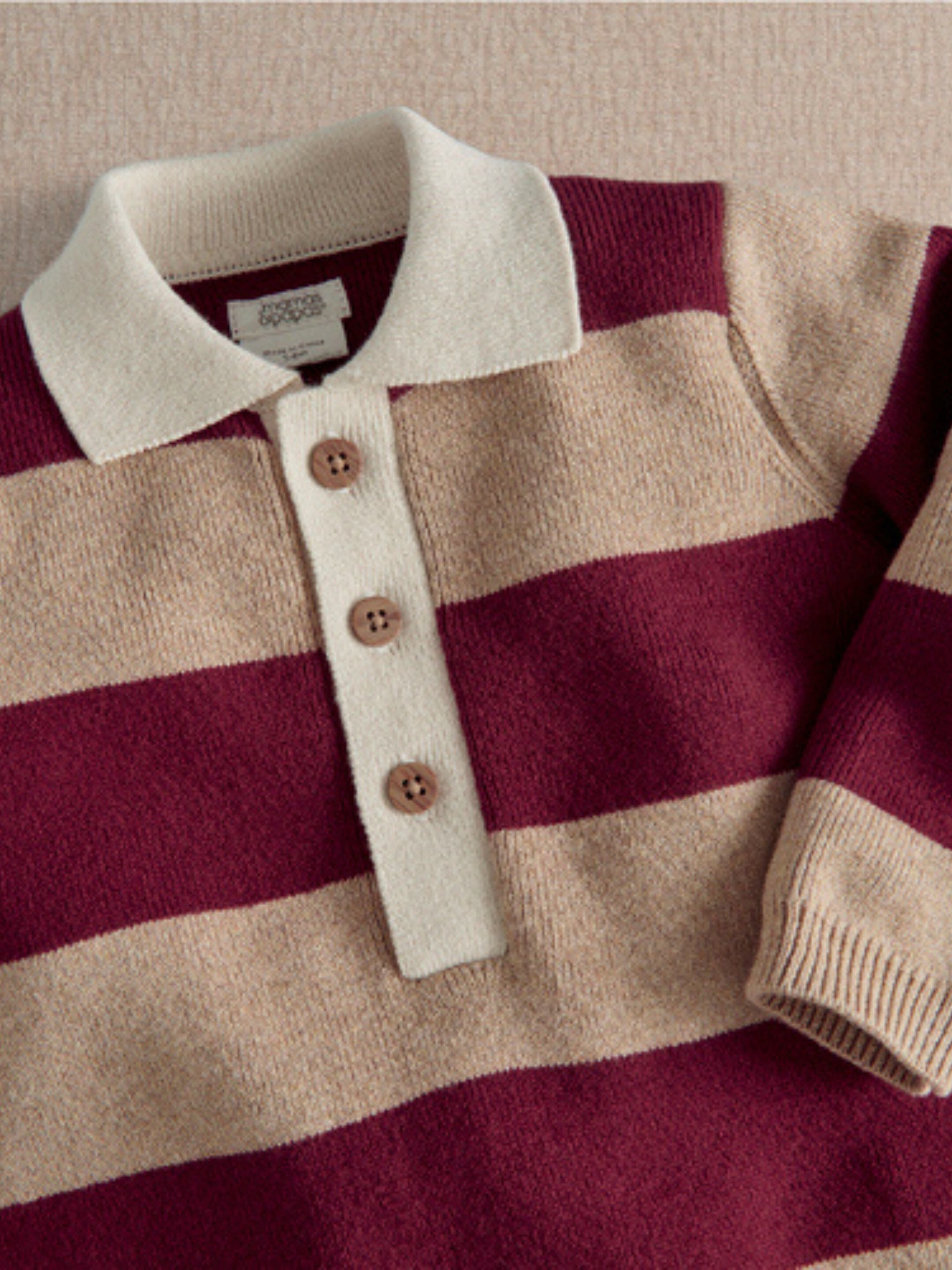 Rugby Stripe Knit Top image number 3