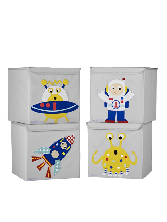 صندوق تخزين للأطفال من بوتويلز - تصميم صاروخ image number 3