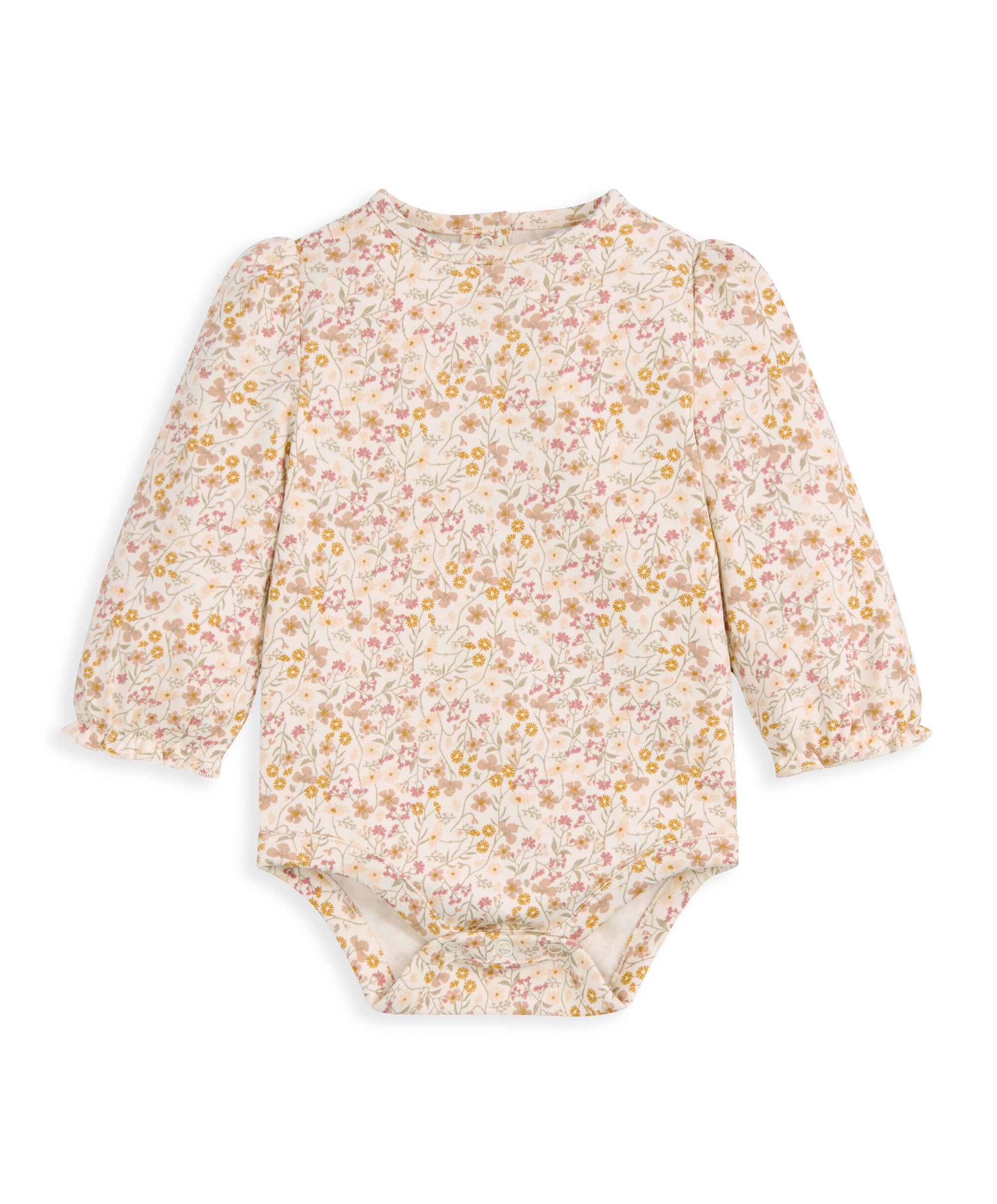 طقم دنغري بتطريزات وبودي سوت، قطعتين image number 4