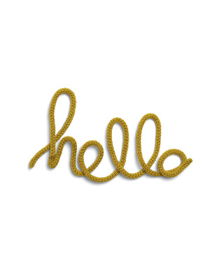 زينة حائط بتصميم كلمة Hello زينة حائط بتصميم كلمة Hello